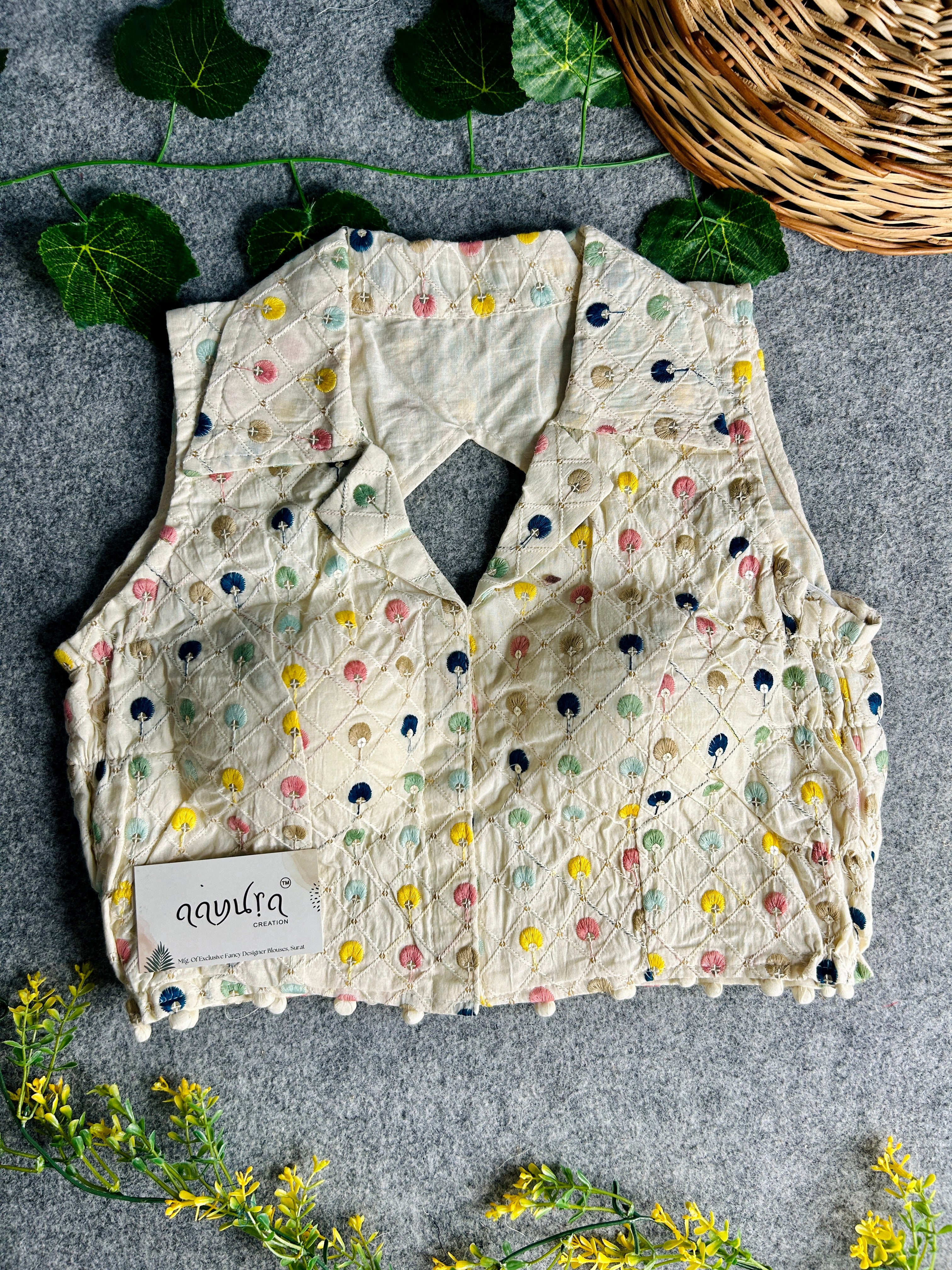 Khadi Stretchable Blouse