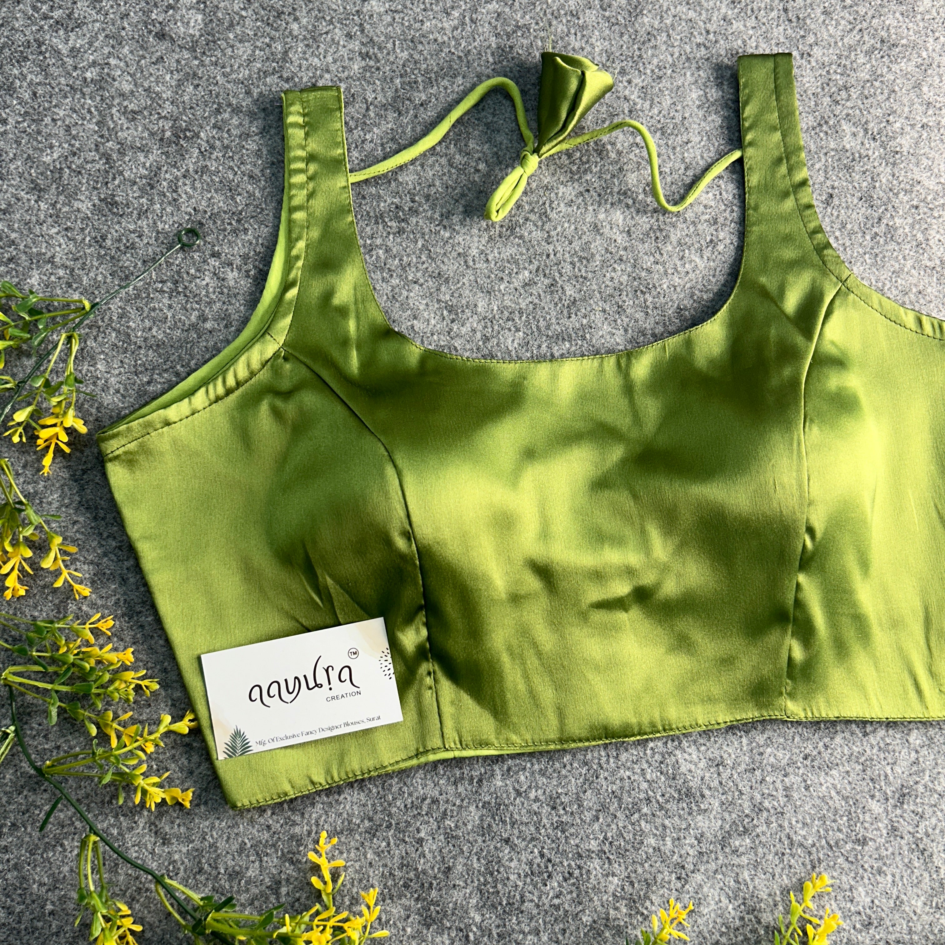 Lizard Green Blouse