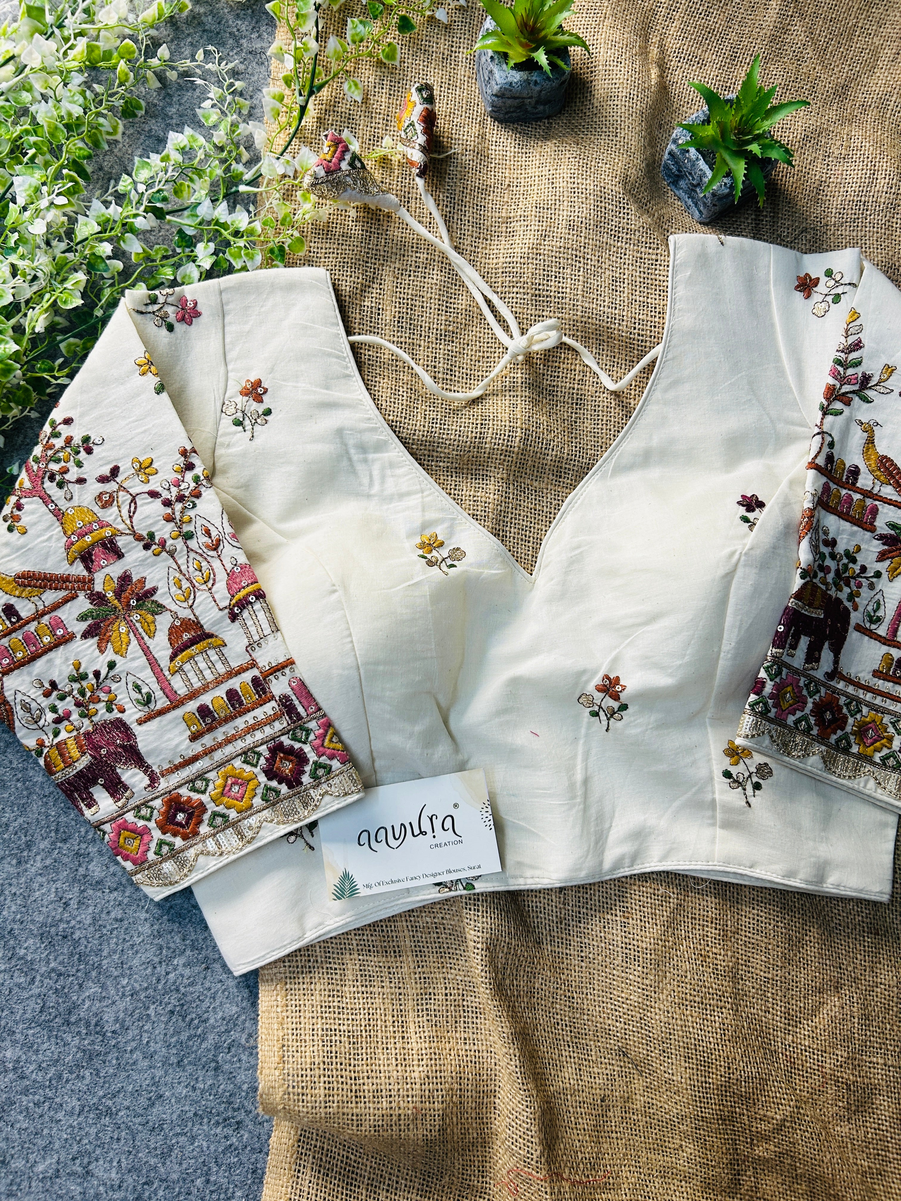 Embroidery Cotton Blouse