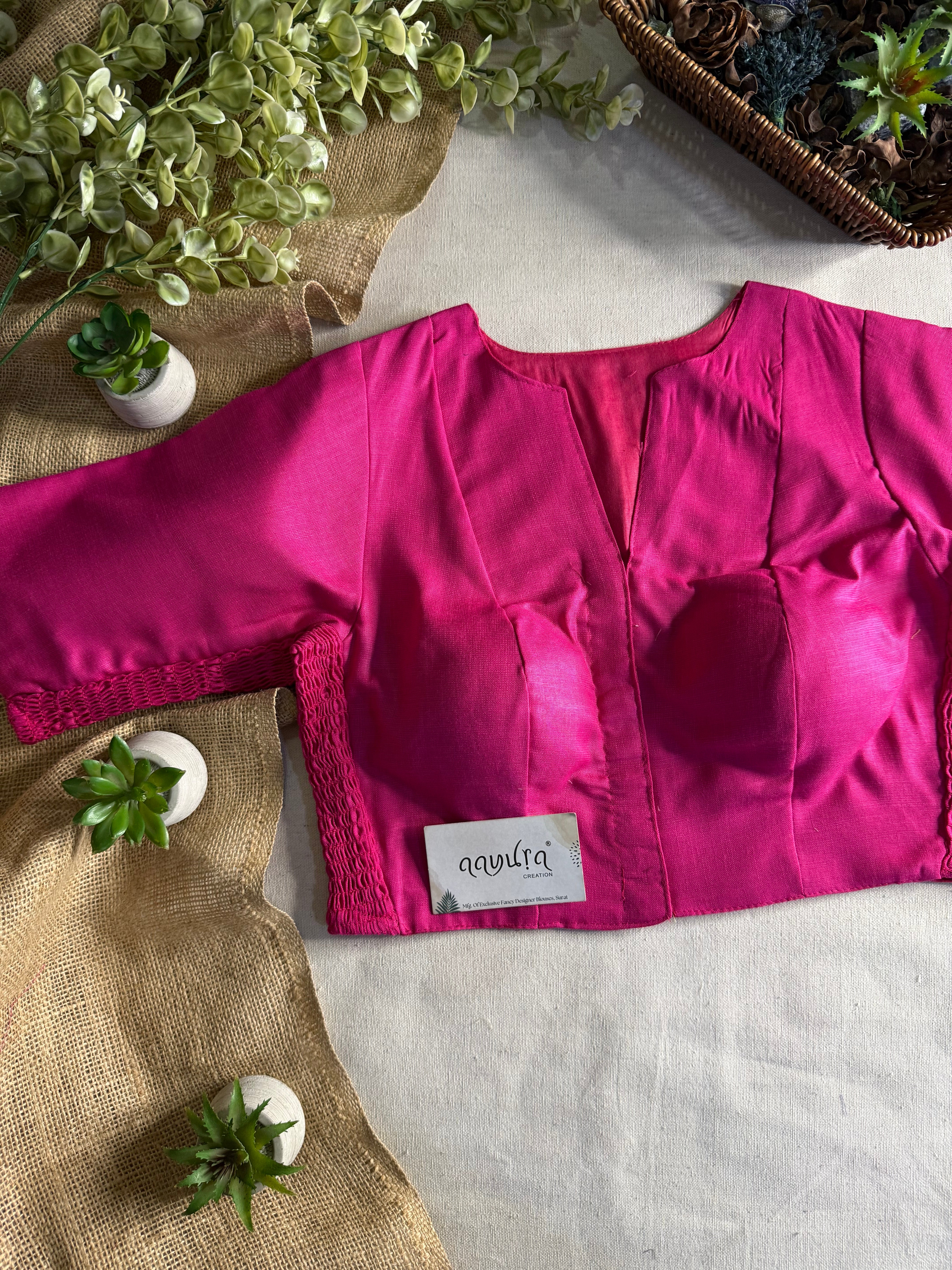 Comfort Fit Cotton Blouse