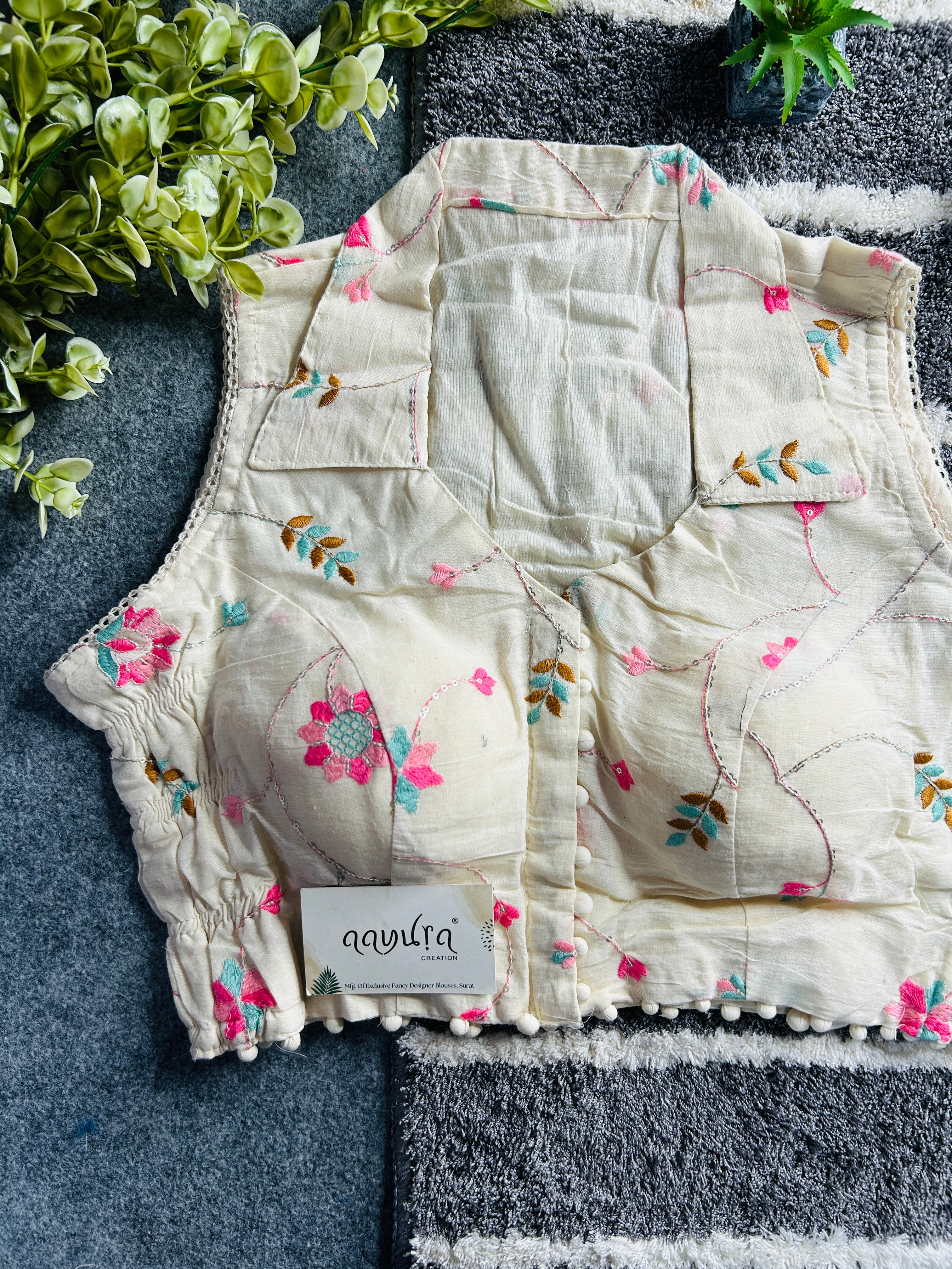 Khadi Stretchable Blouse