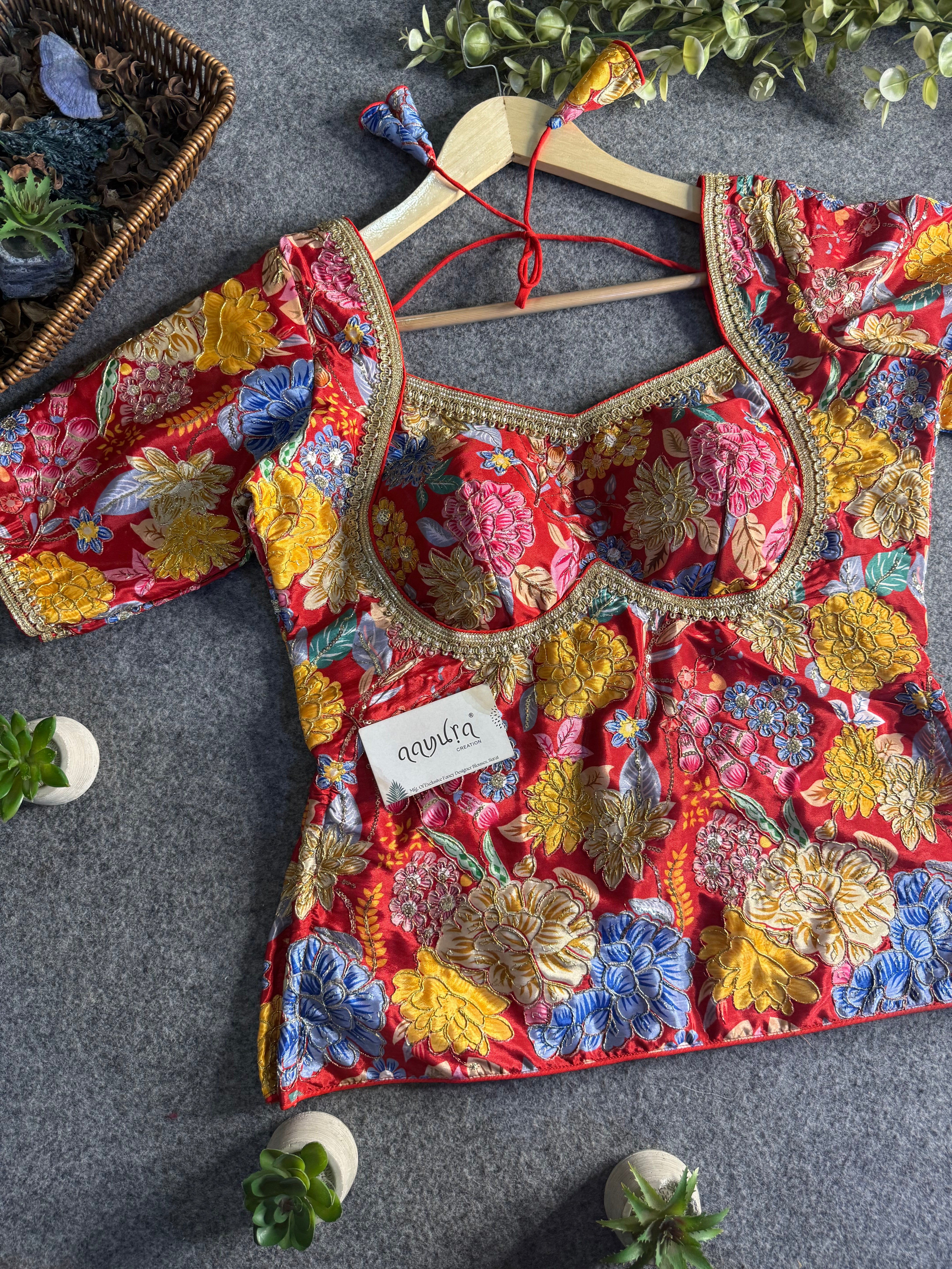 Riva Crepe Silk Peplum Blouse