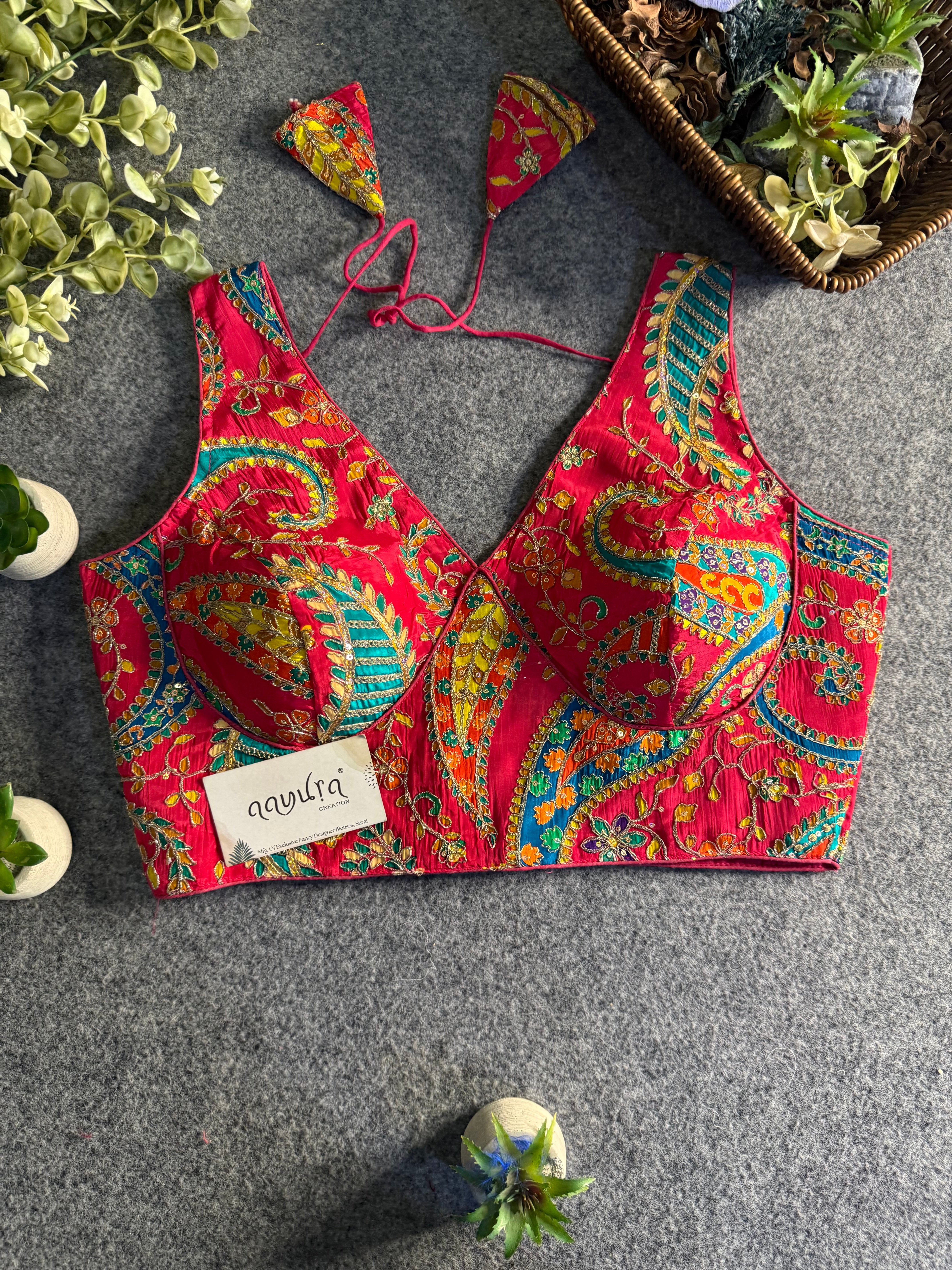 Anastasia Crape Silk Blouse