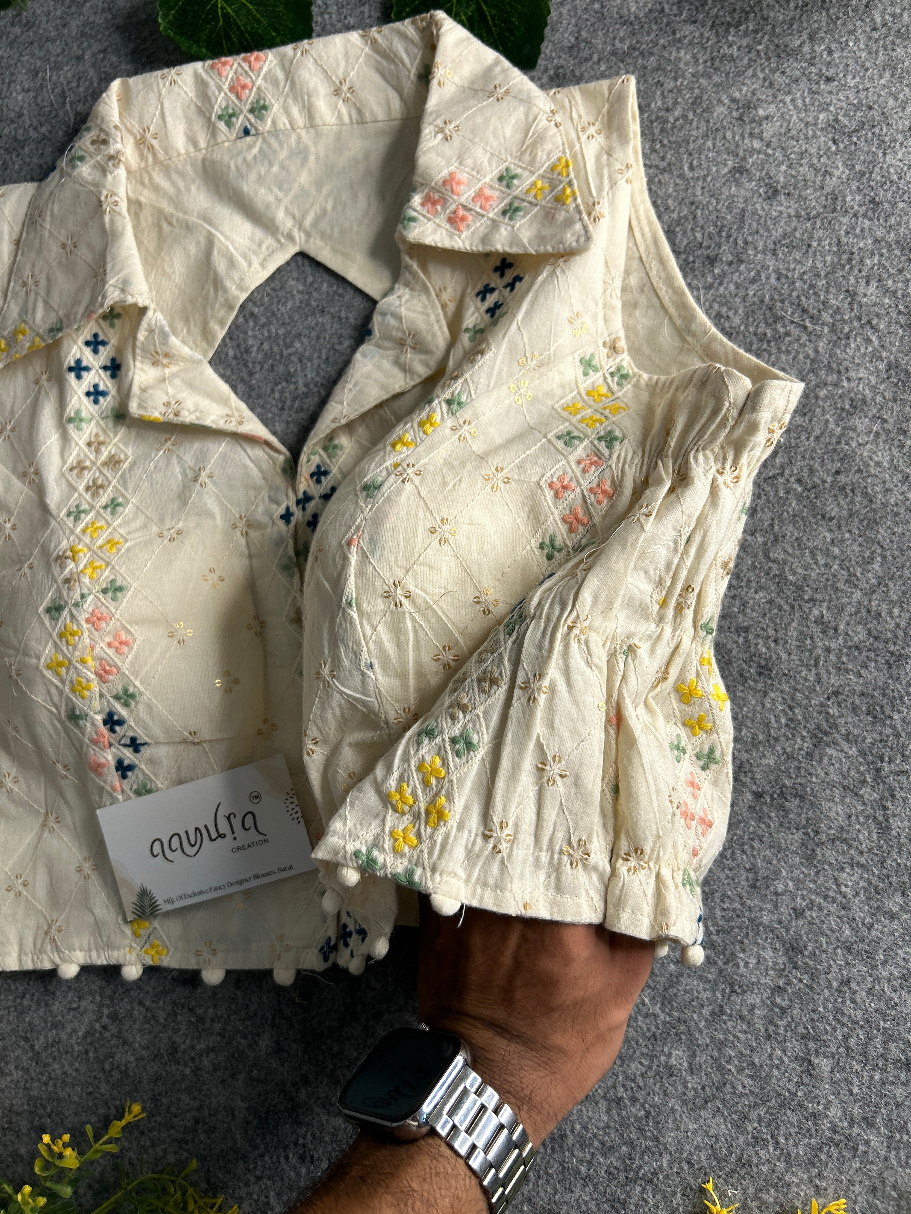 Khadi Stretchable Blouse