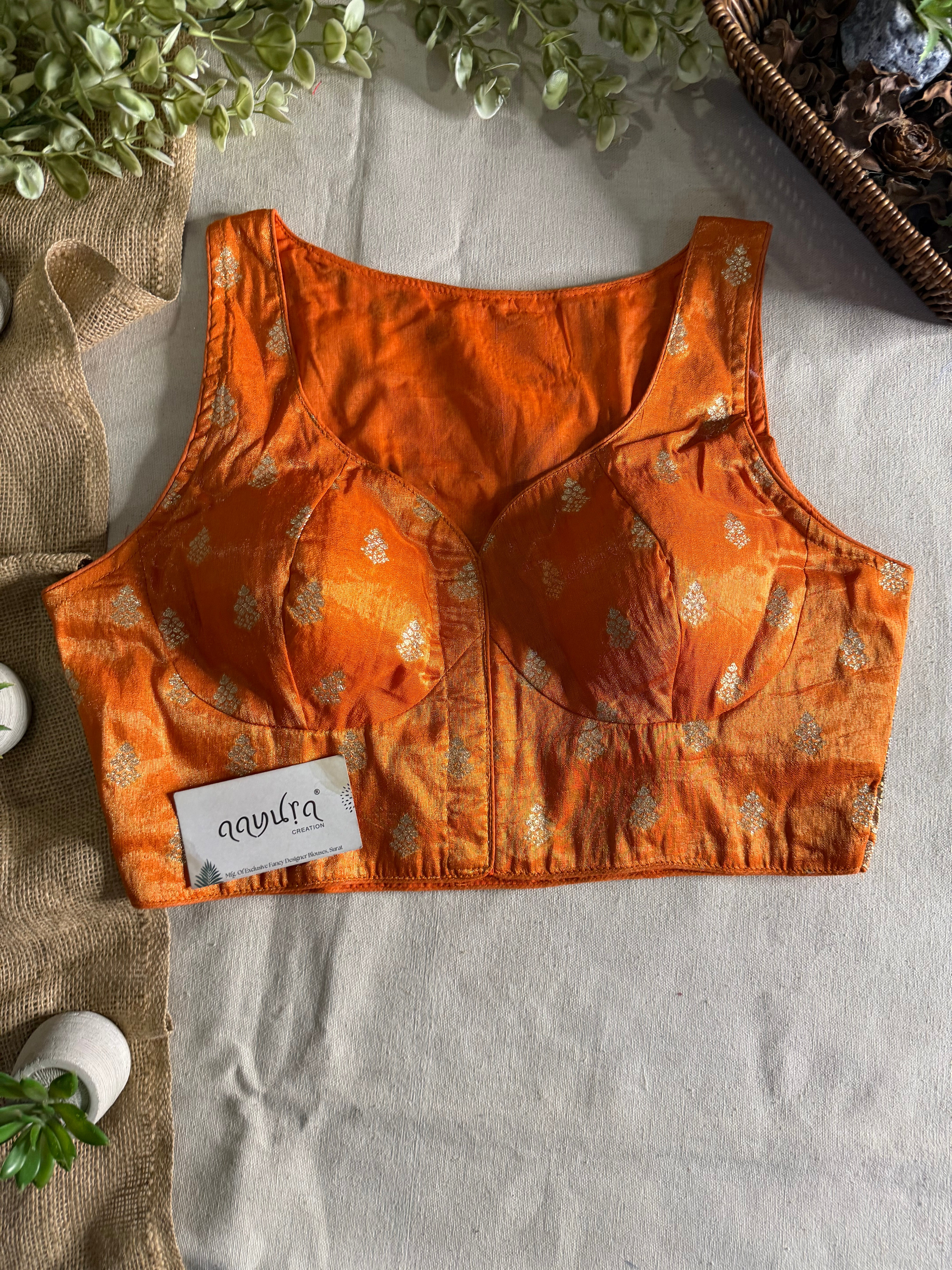 Heritage Banarasi Silk Multi-Thread Work Blouse