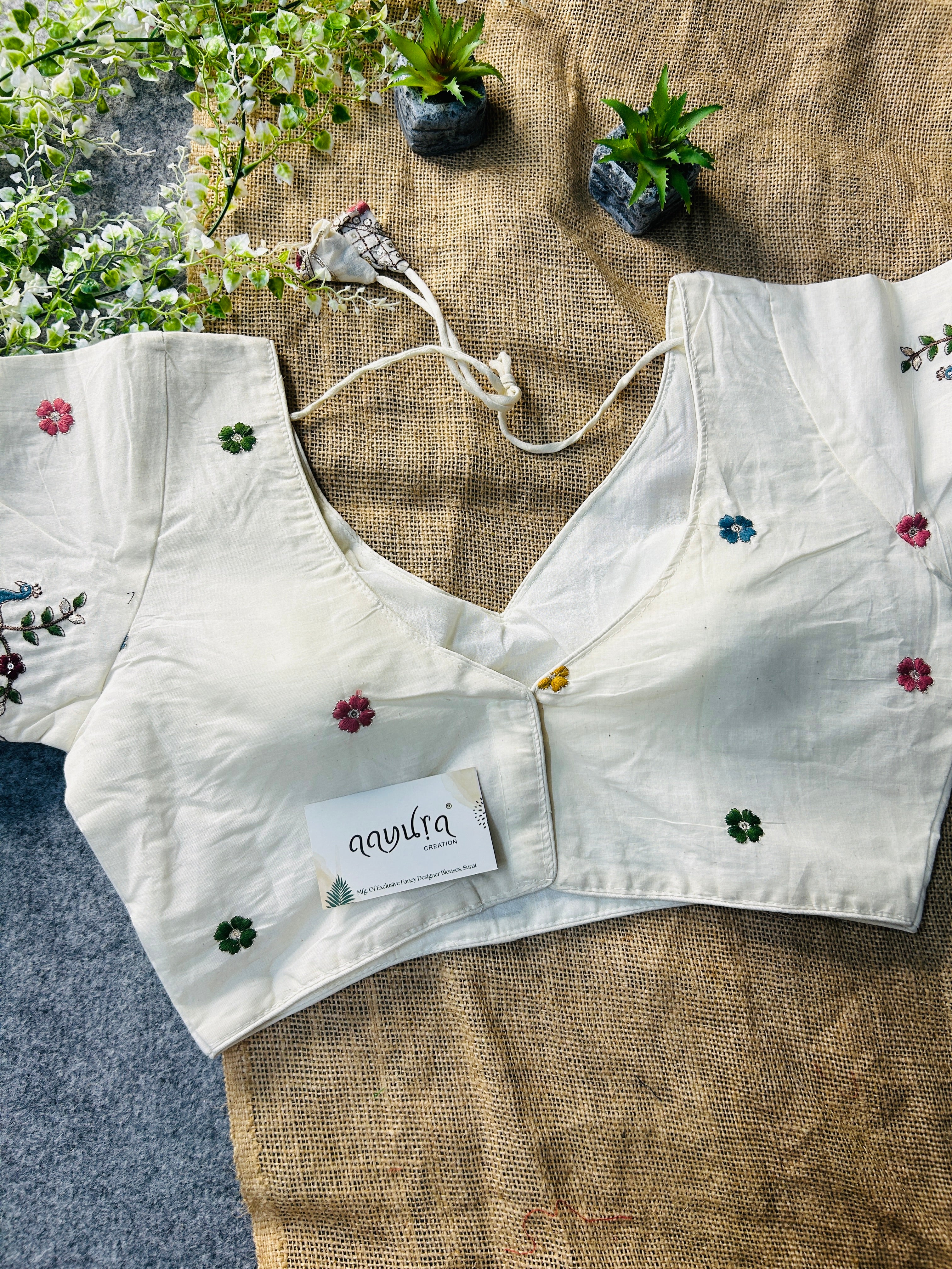 Embroidery Cotton Blouse