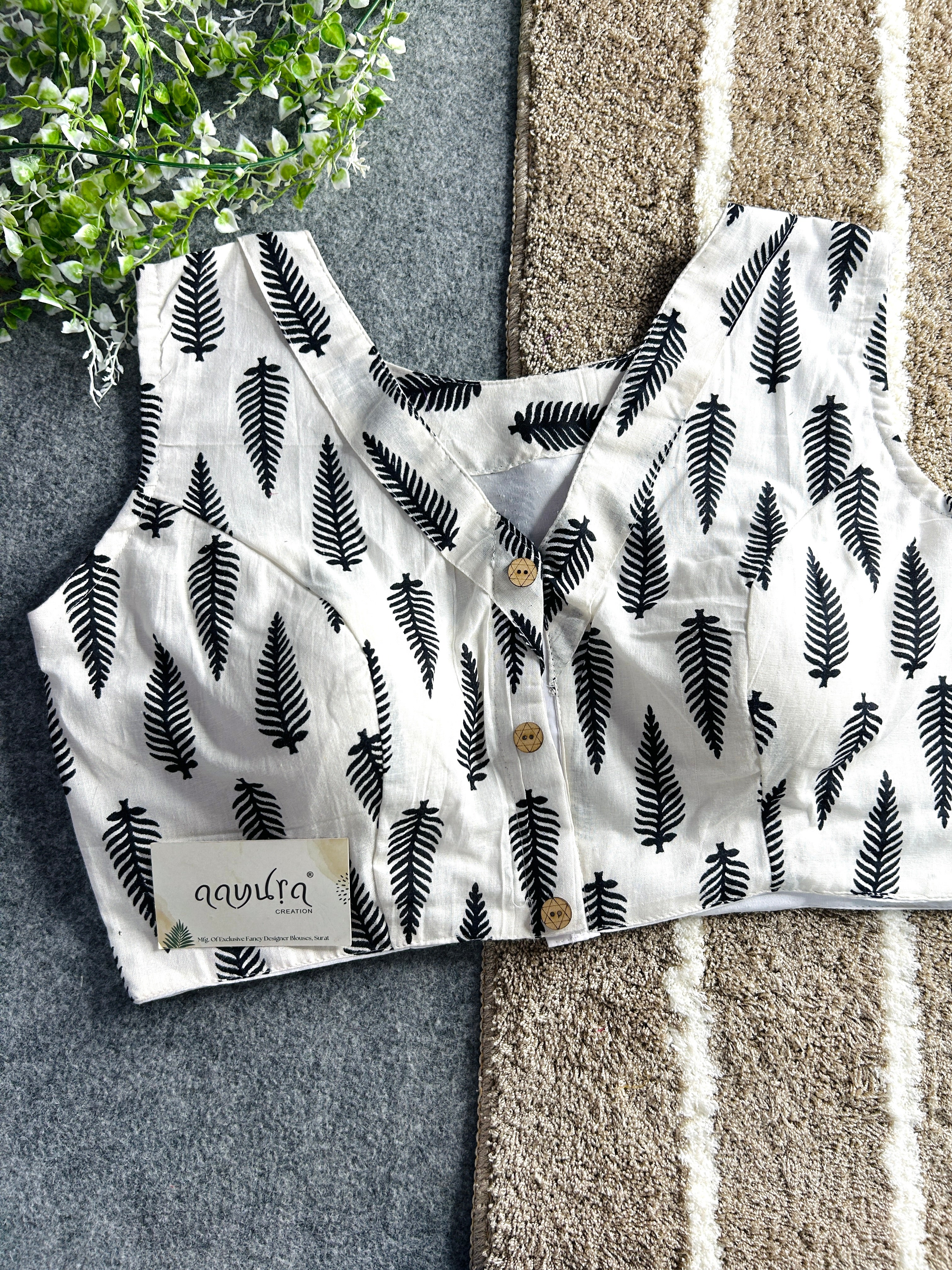 Cotton Coller Blouse