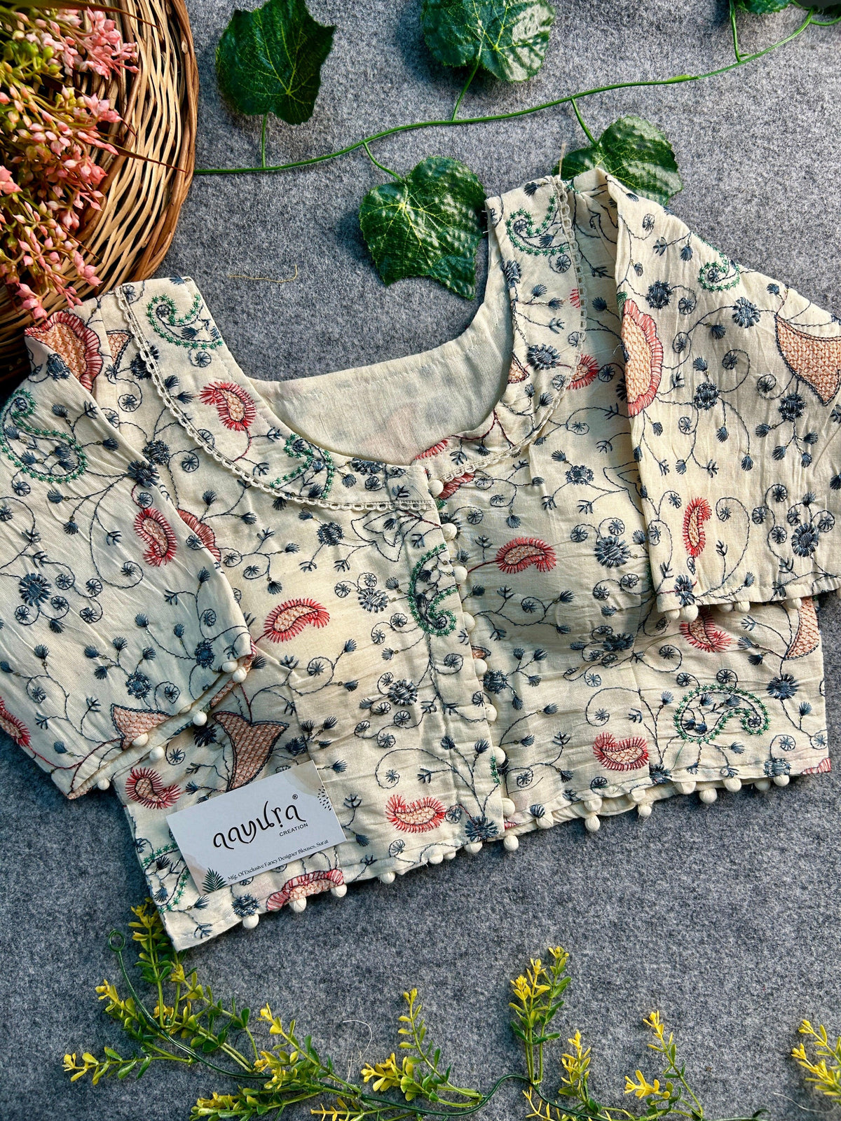 Cotton Collar Blouse