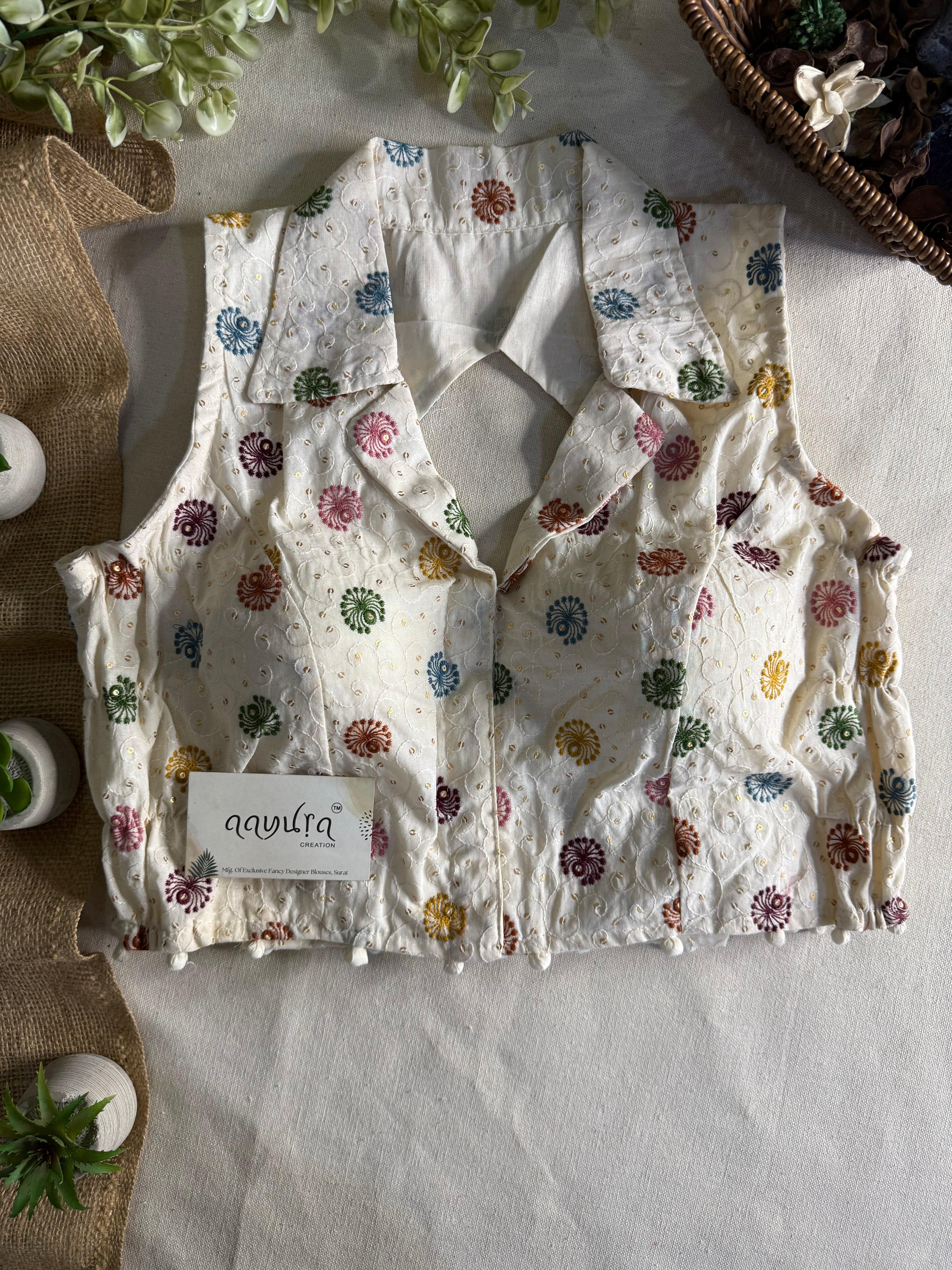 Khadi Stretchable Blouse