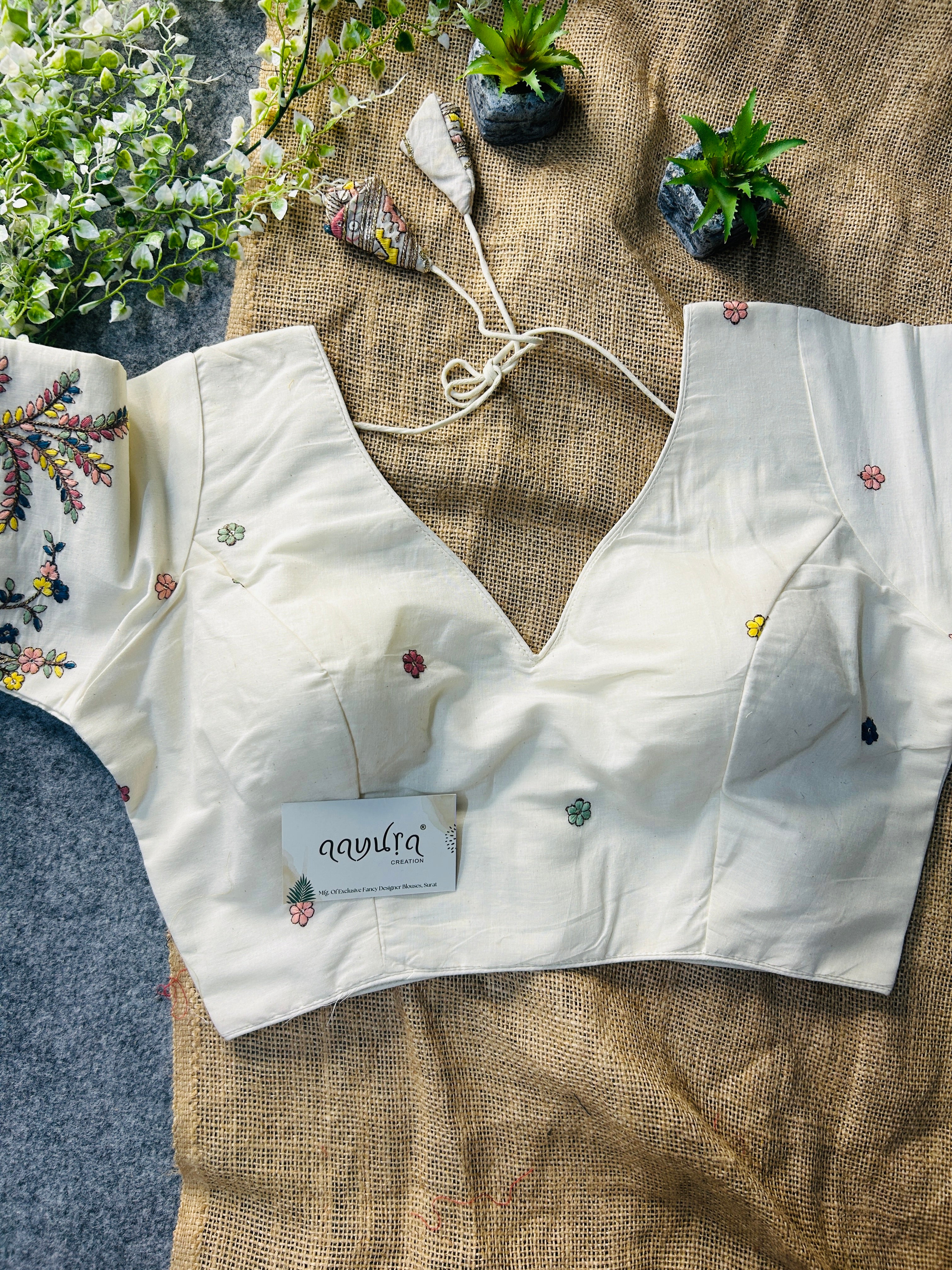 Embroidery Cotton Blouse