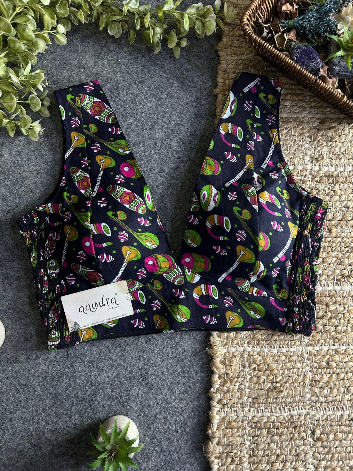 Comfort Fit V Neck Blouse