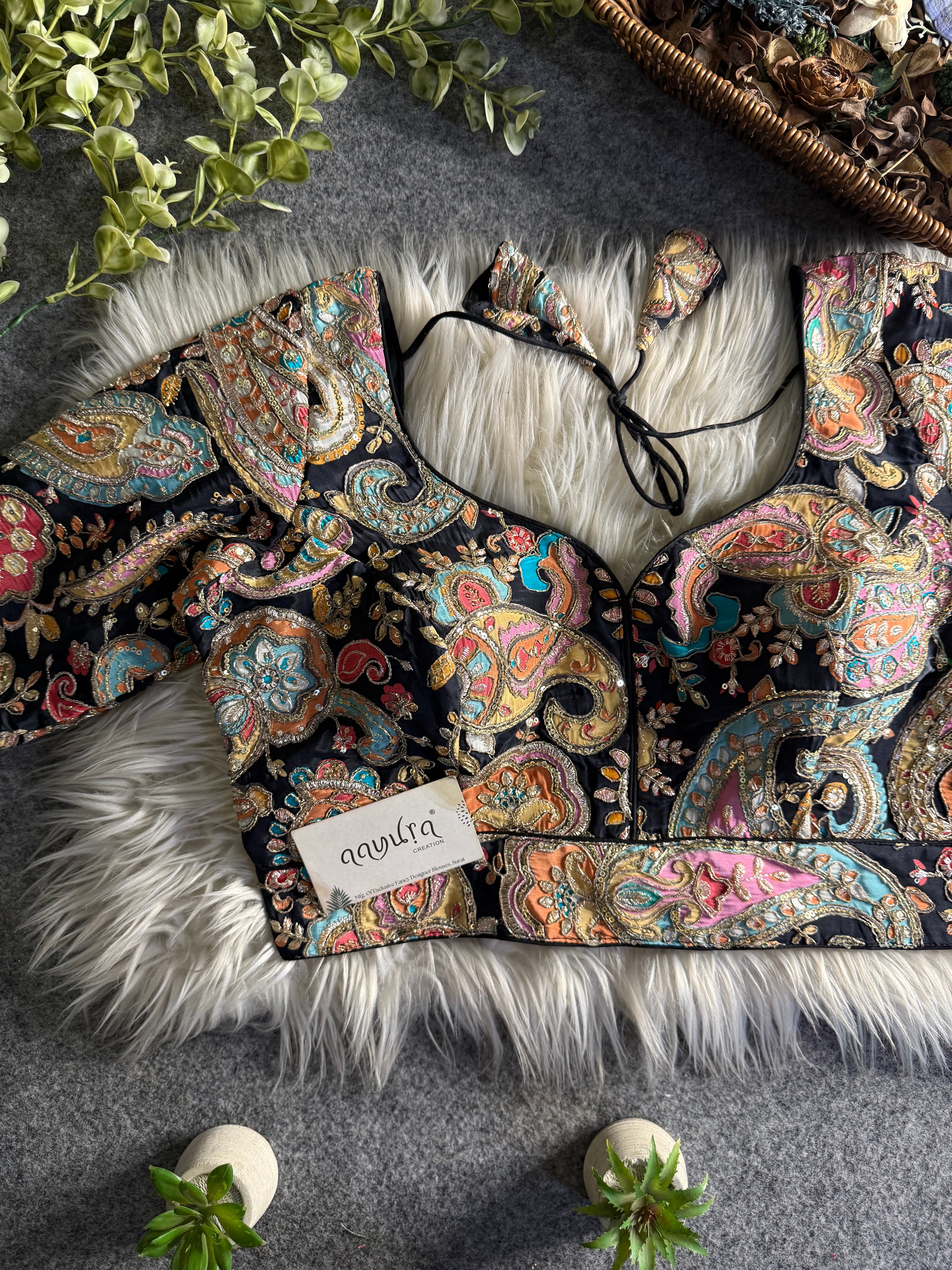 Elbow Sleeves Position Work Blouse