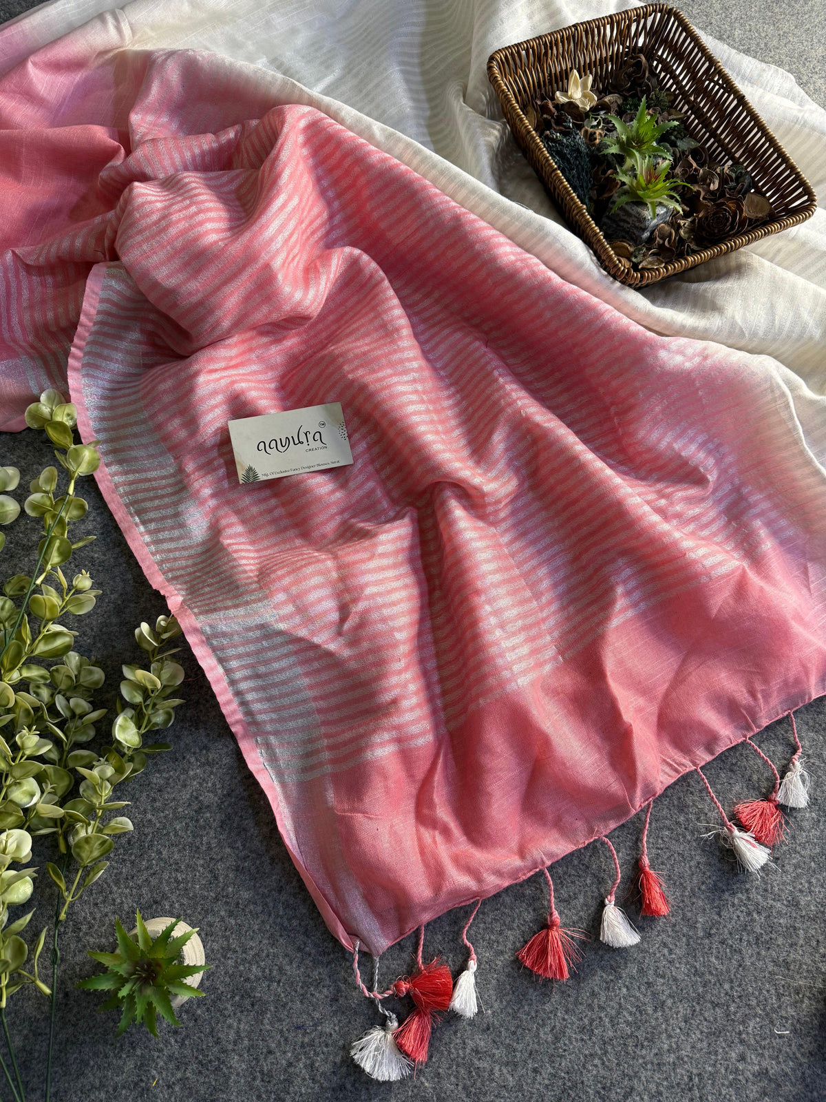 Linen Duo Saree