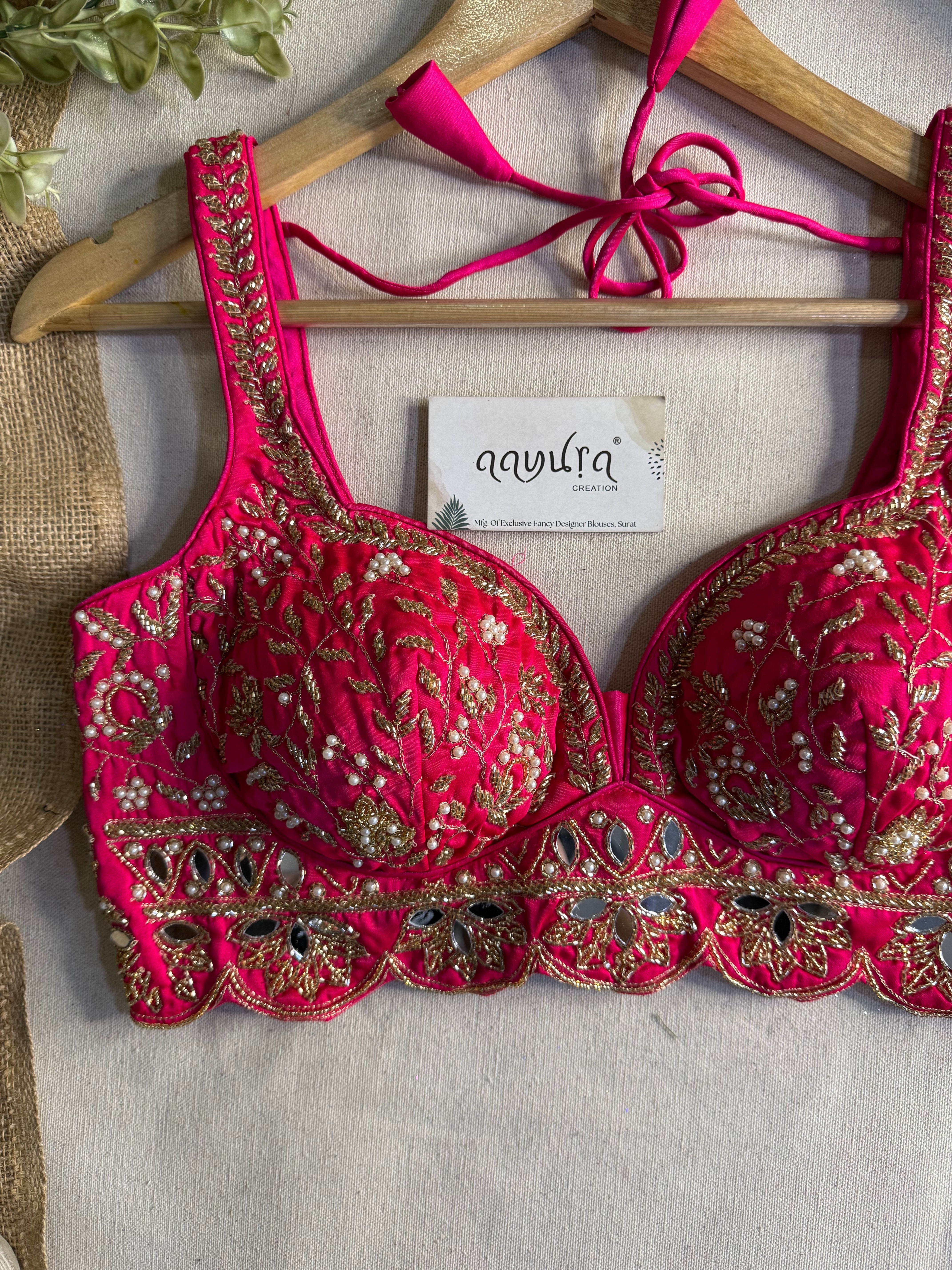 Roohi Handcrafted Silk Blouse