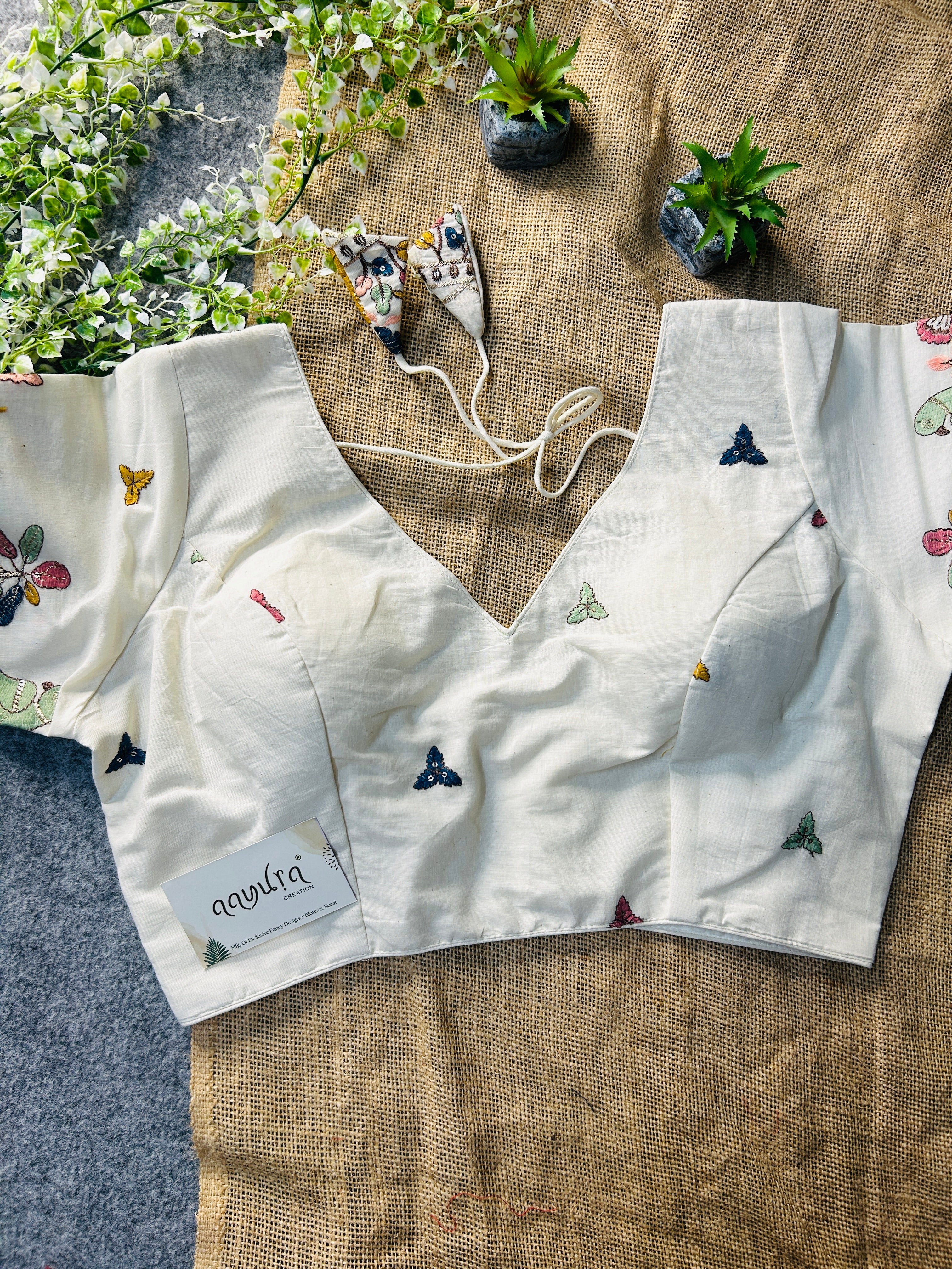 Embroidery Cotton Blouse