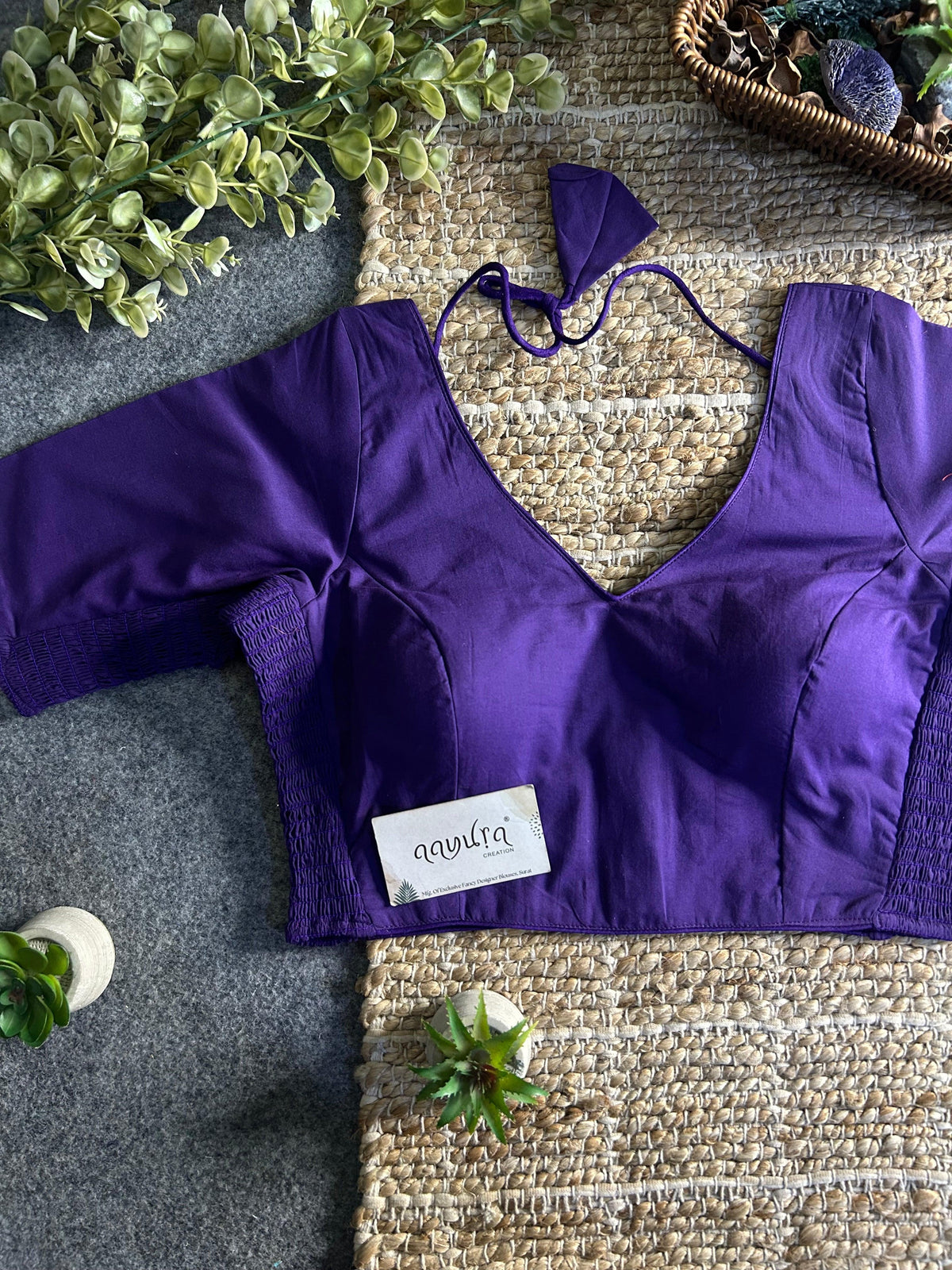 Comfort Fit Cotton Blouse