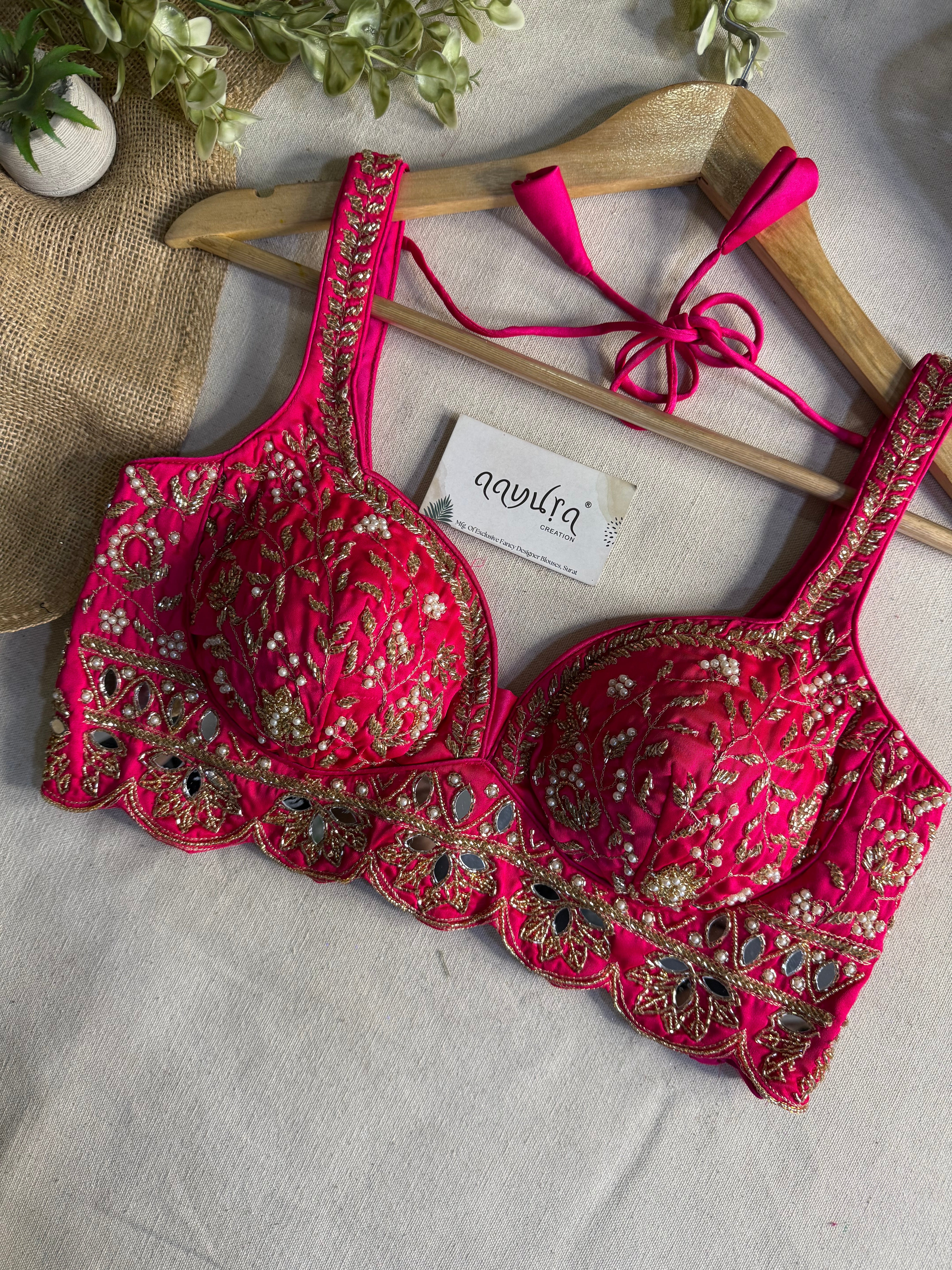 Roohi Handcrafted Silk Blouse