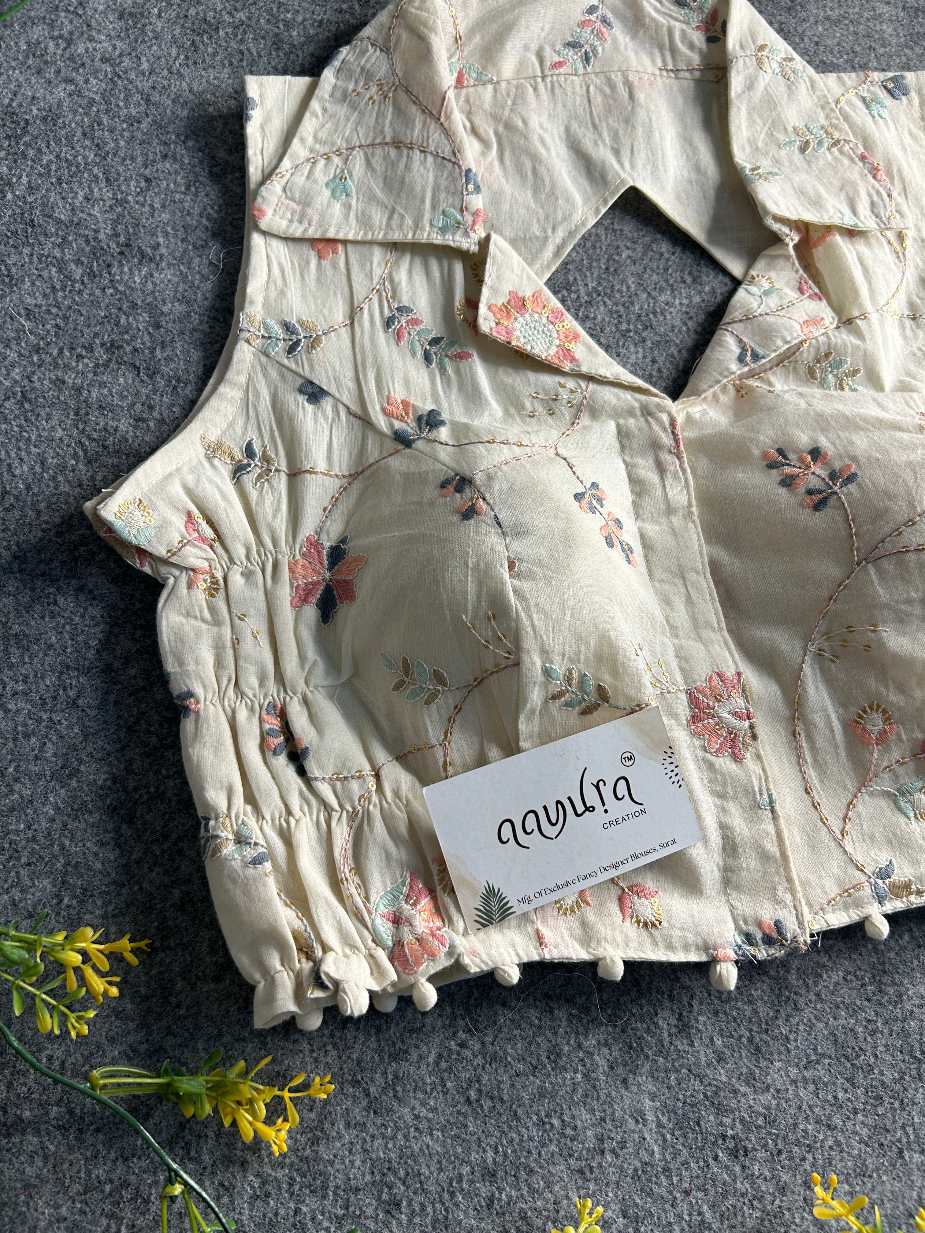 Khadi Stretchable Blouse