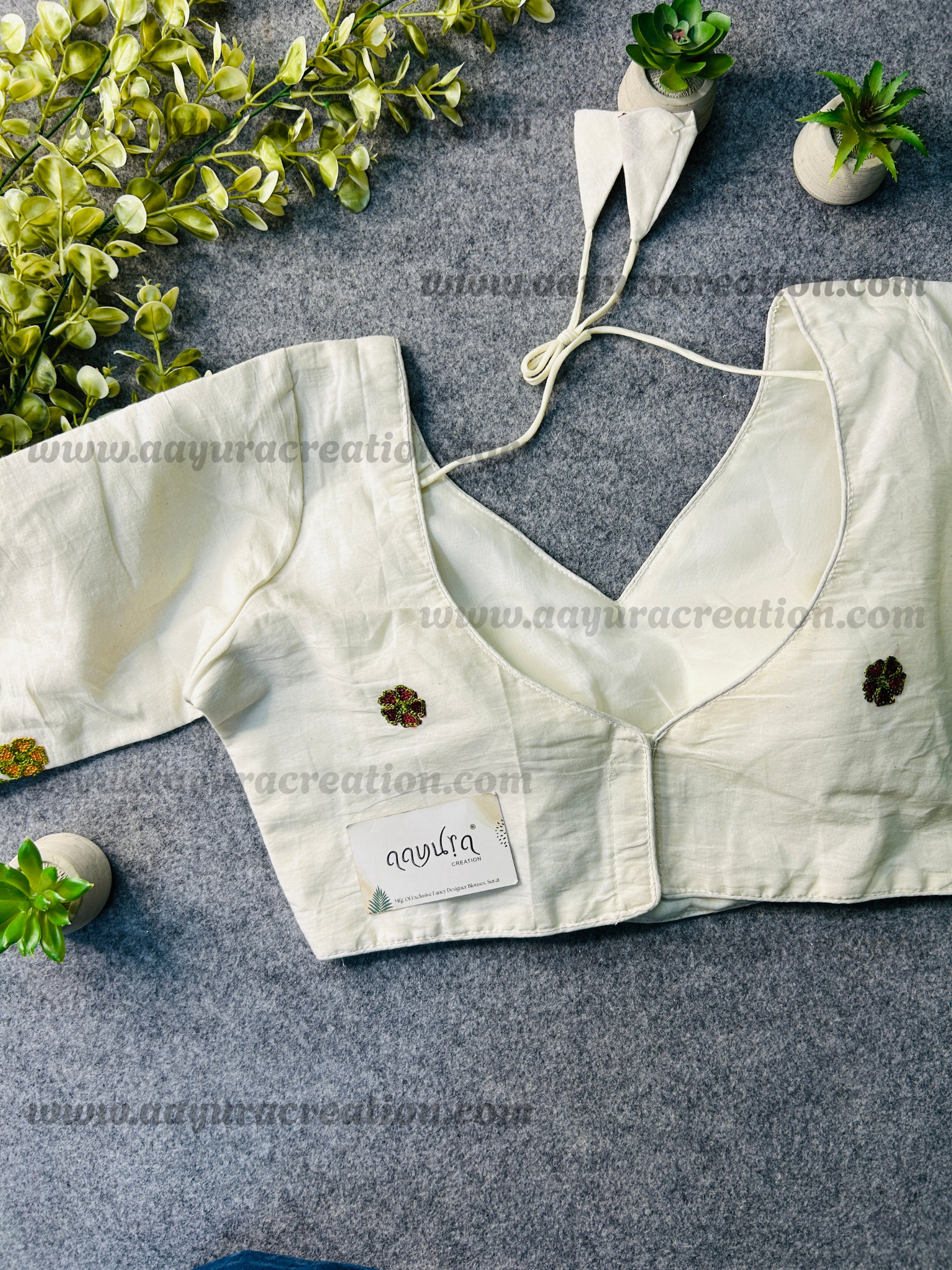 Embroidery Cotton Blouse