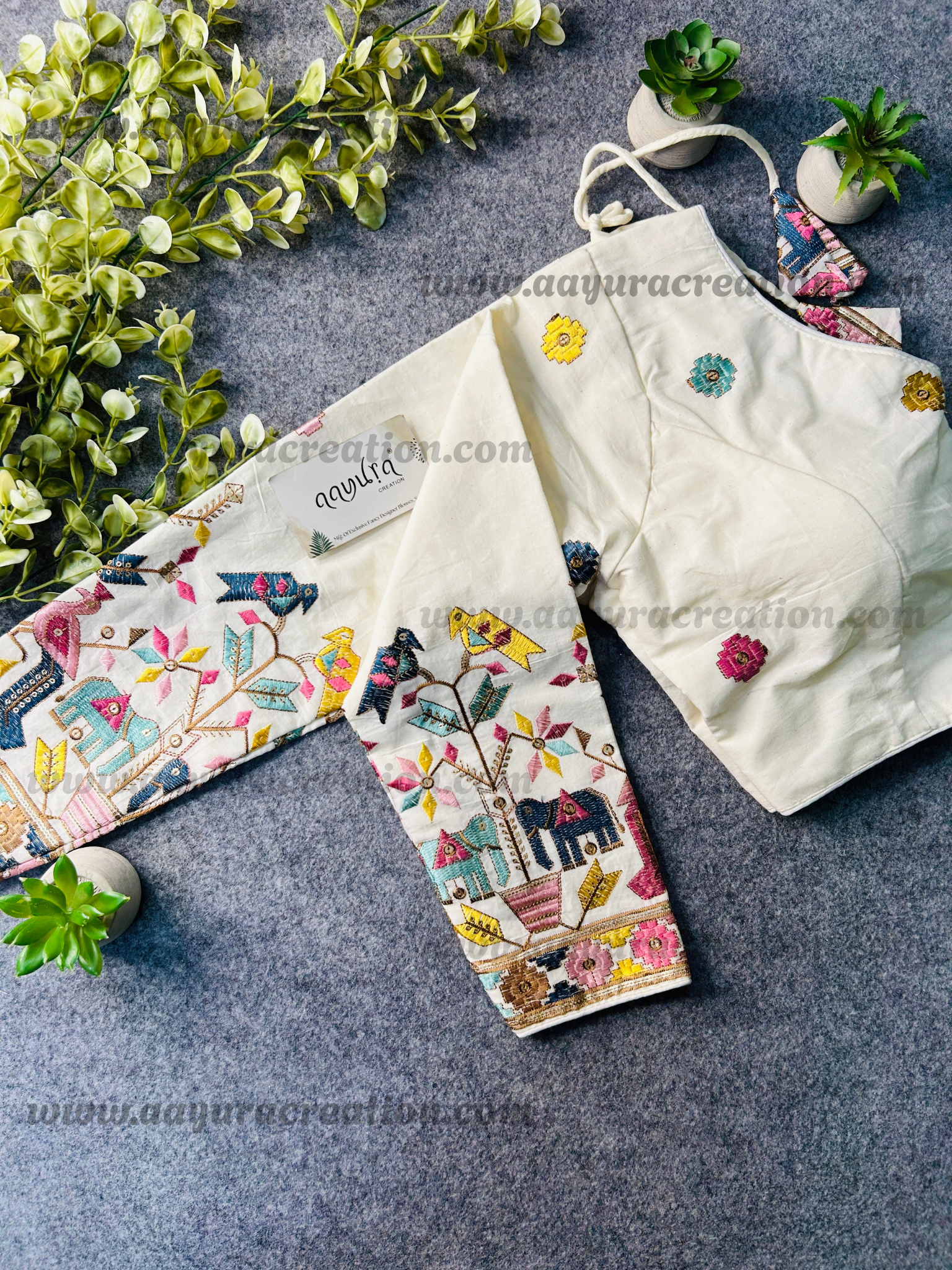 Embroidery Cotton Blouse
