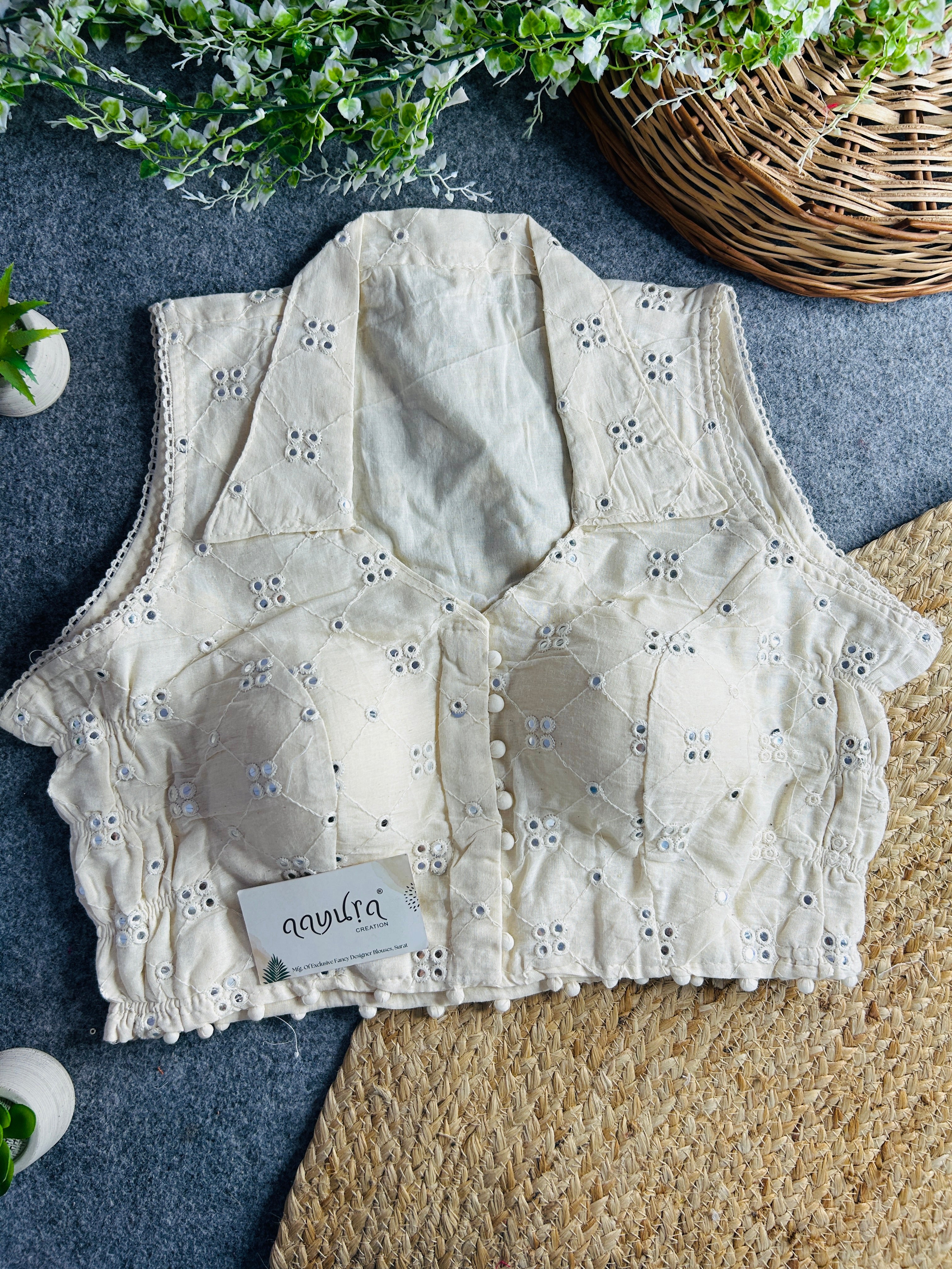 Khadi Stretchable Blouse