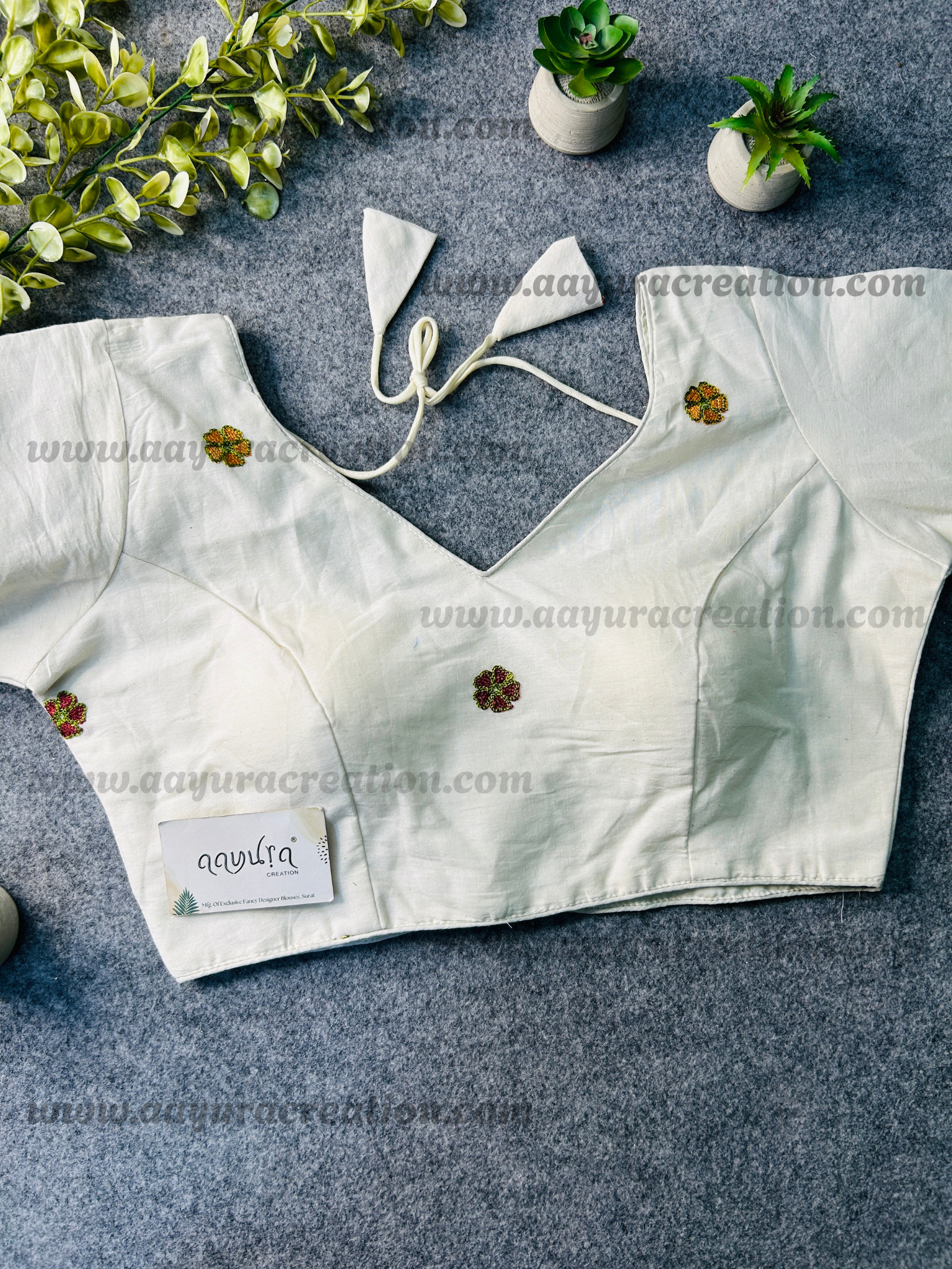 Embroidery Cotton Blouse