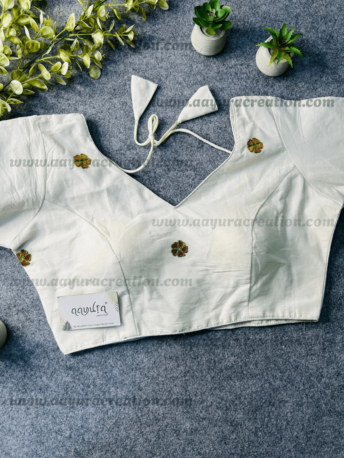 Embroidery Cotton Blouse