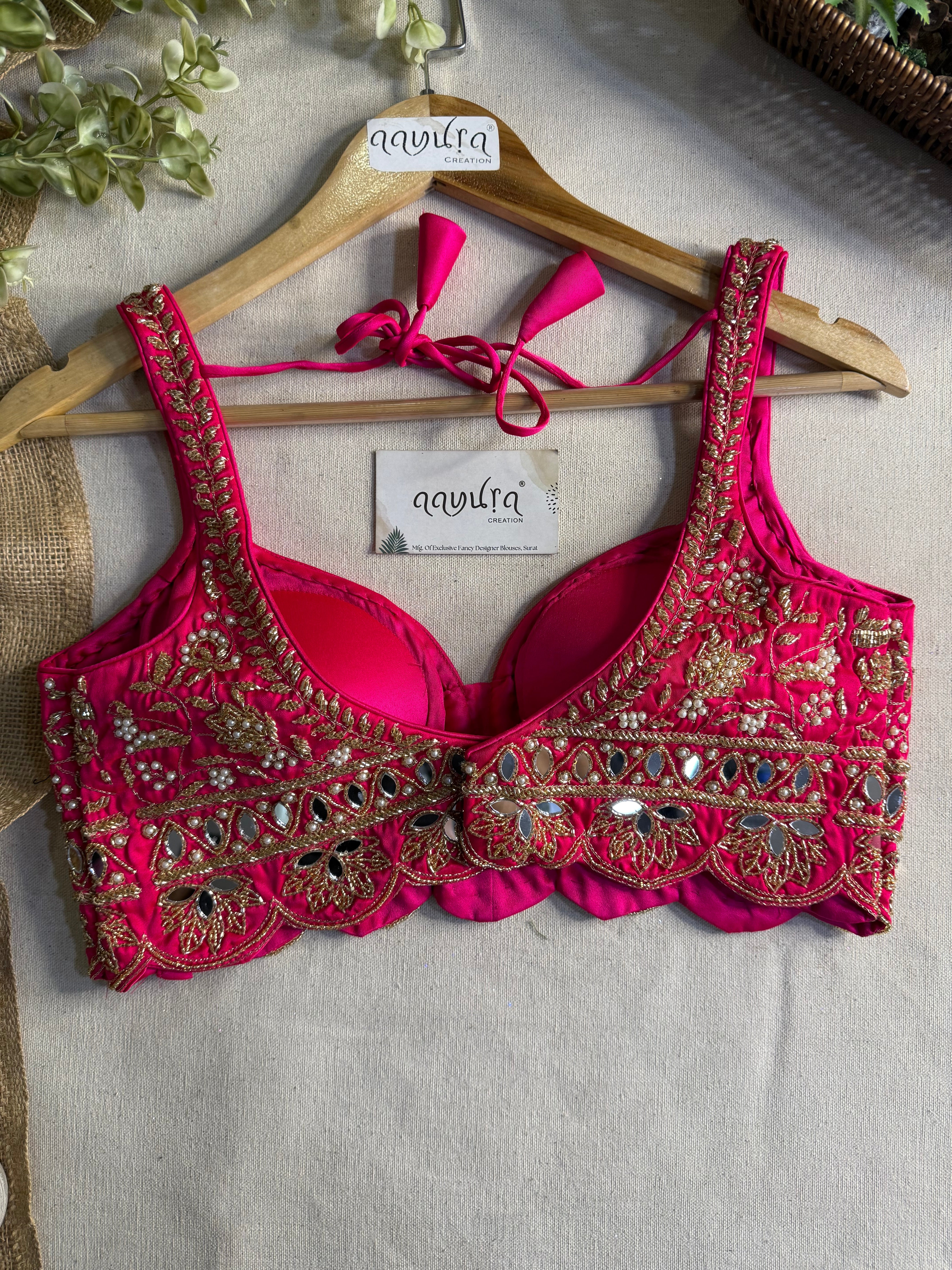 Roohi Handcrafted Silk Blouse