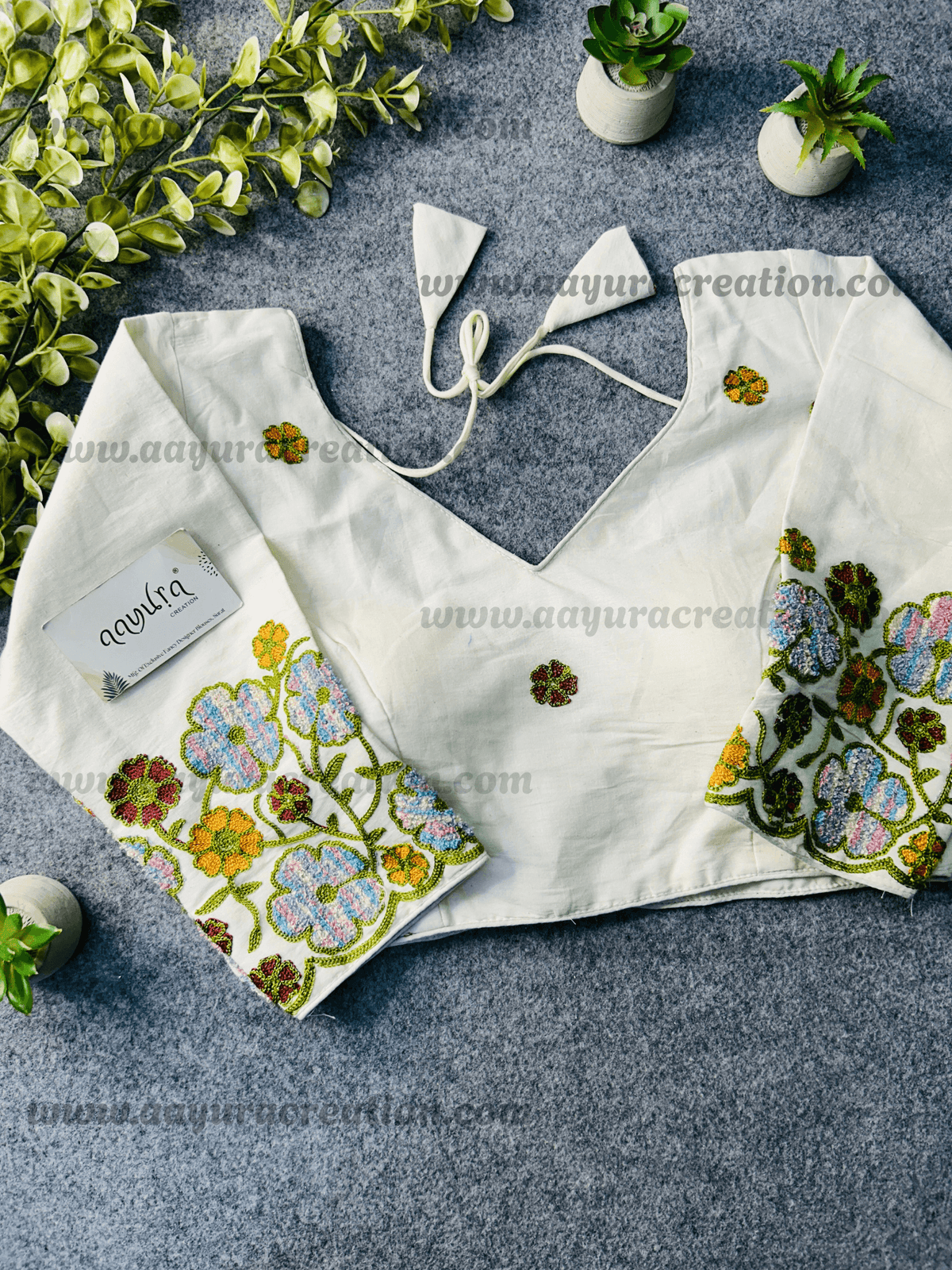 Embroidery Cotton Blouse
