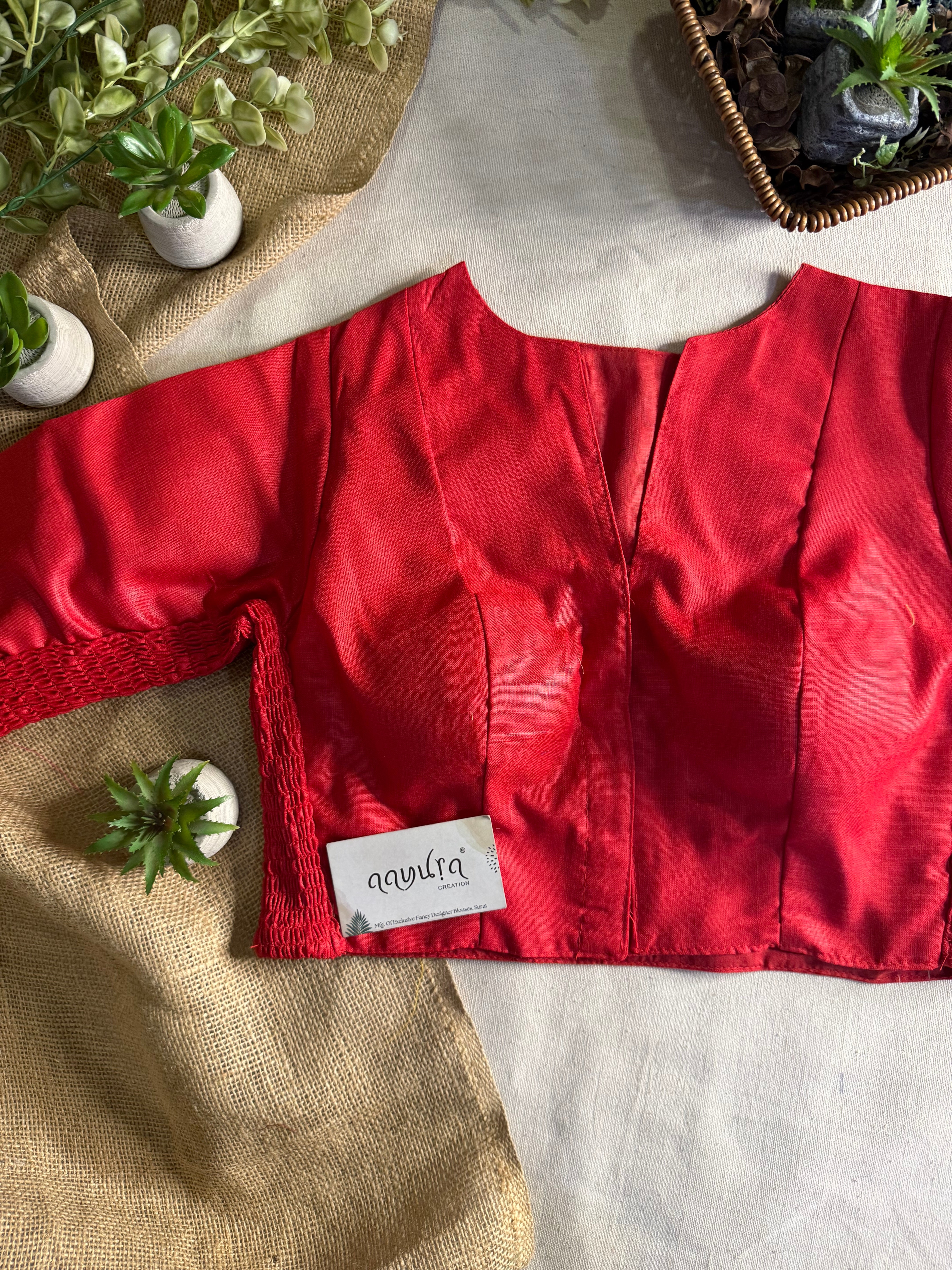 Comfort Fit Cotton Blouse