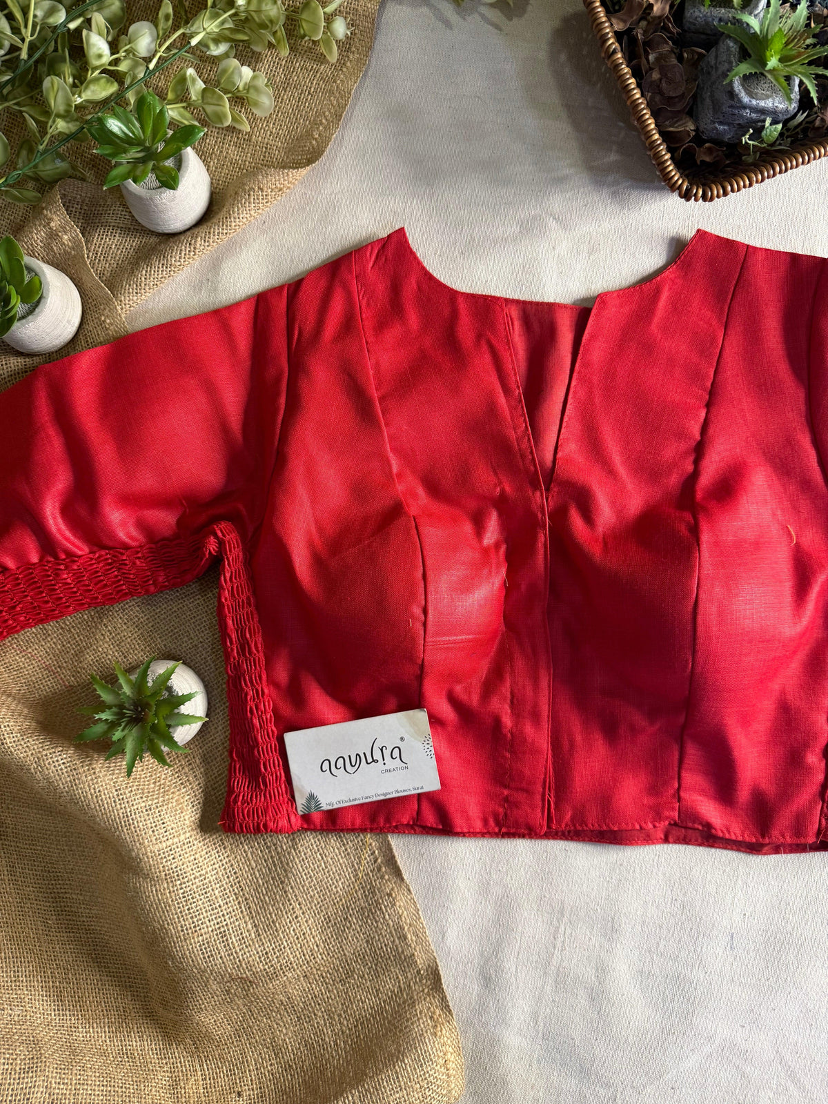 Comfort Fit Cotton Blouse
