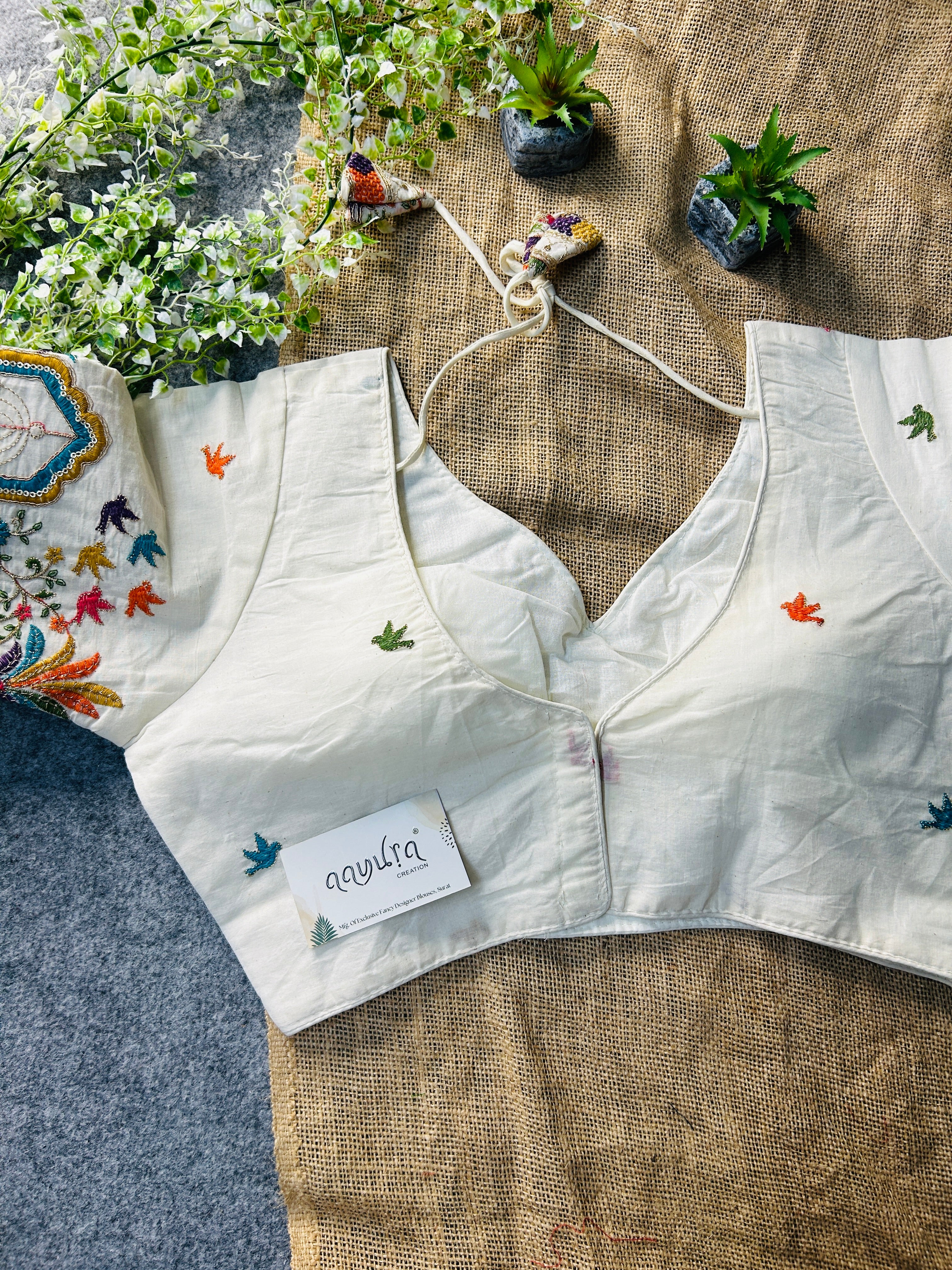 Embroidery Cotton Blouse
