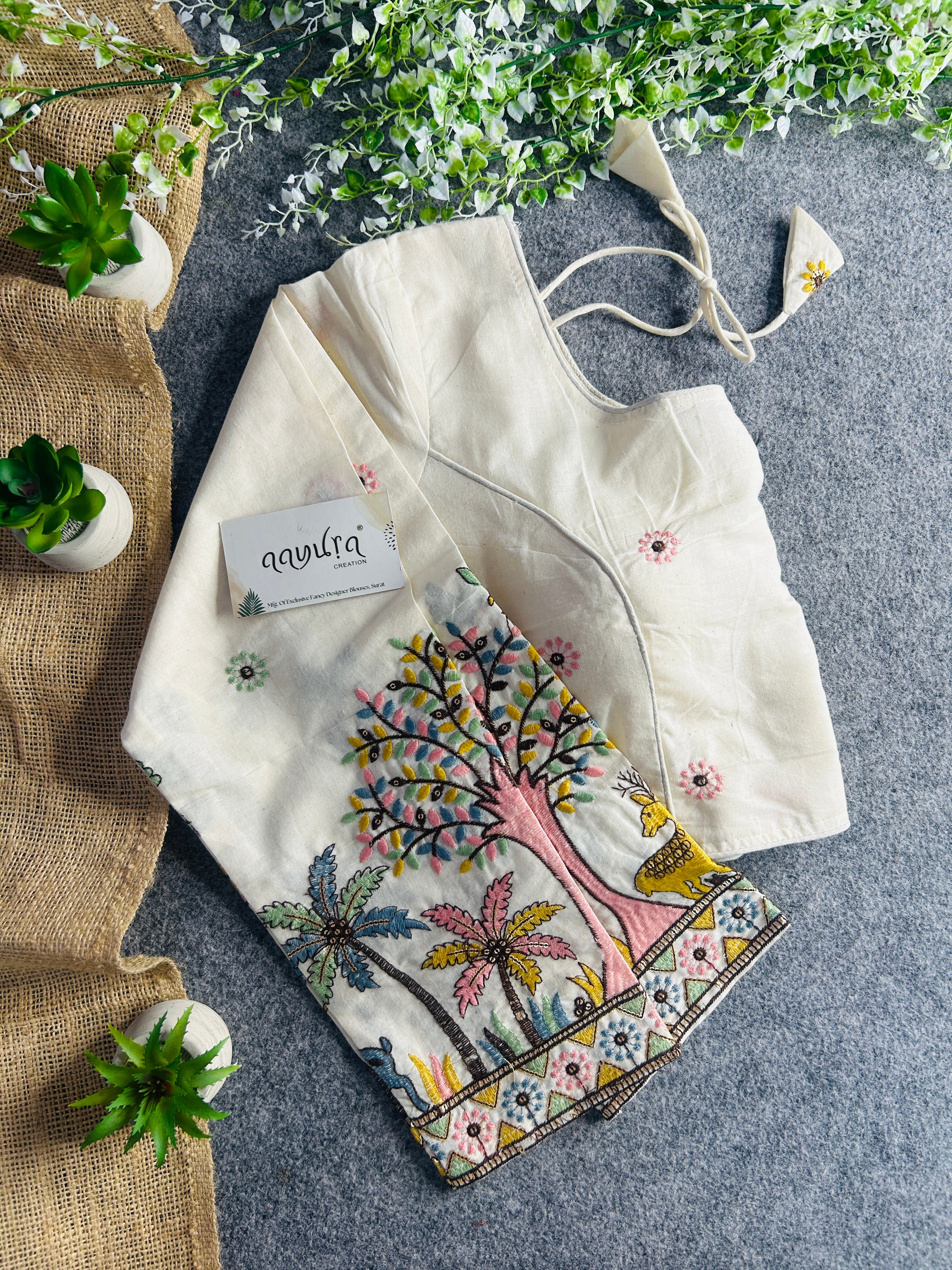 Khadi Full Sleeves Blouse