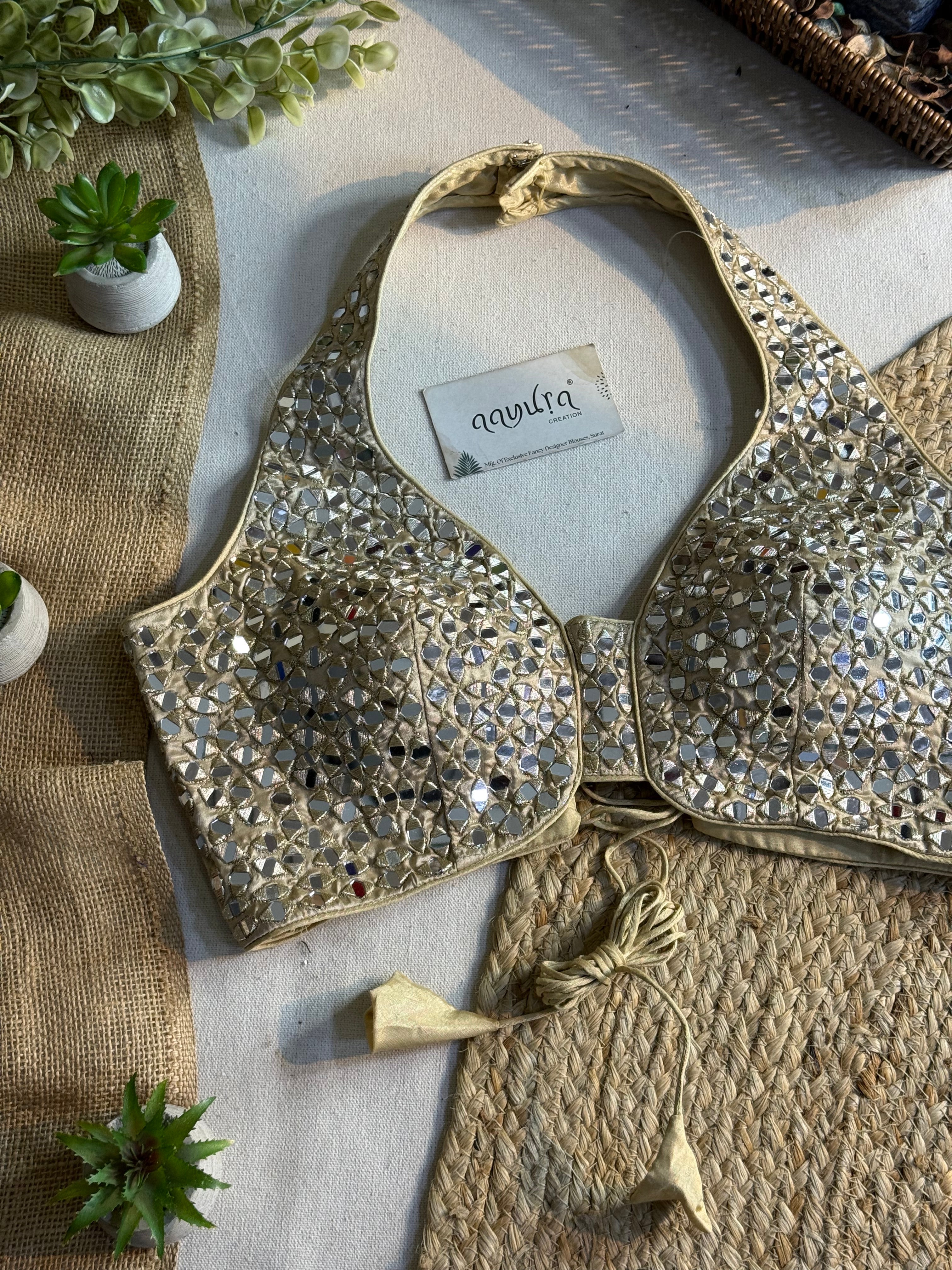 Mirror Muse Halter Blouse