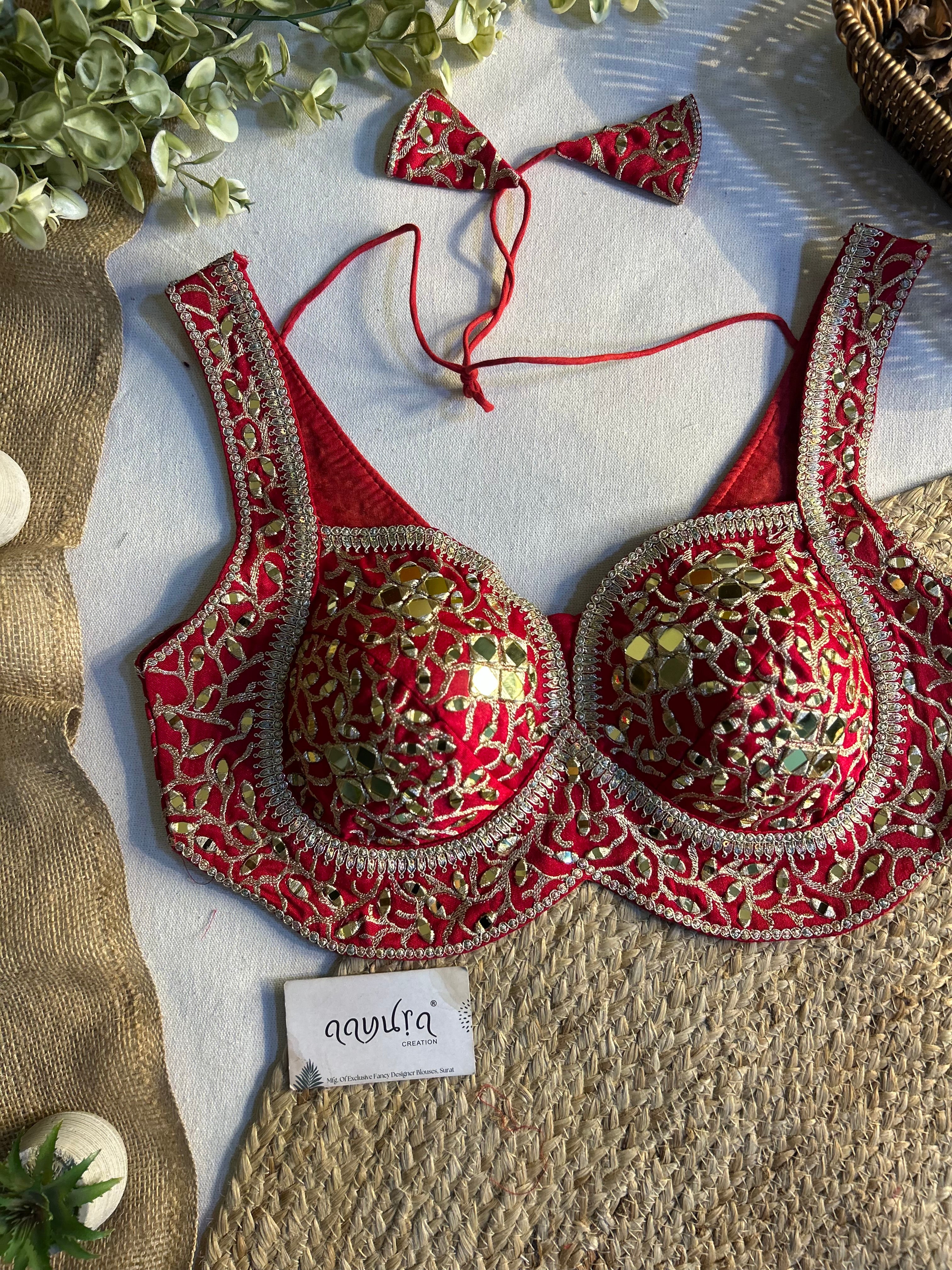 Gulnaar Mirror Designer Blouse