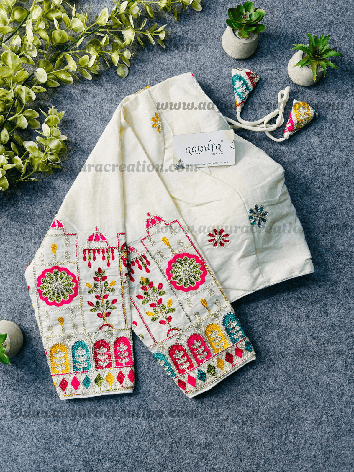 Embroidery Cotton Blouse