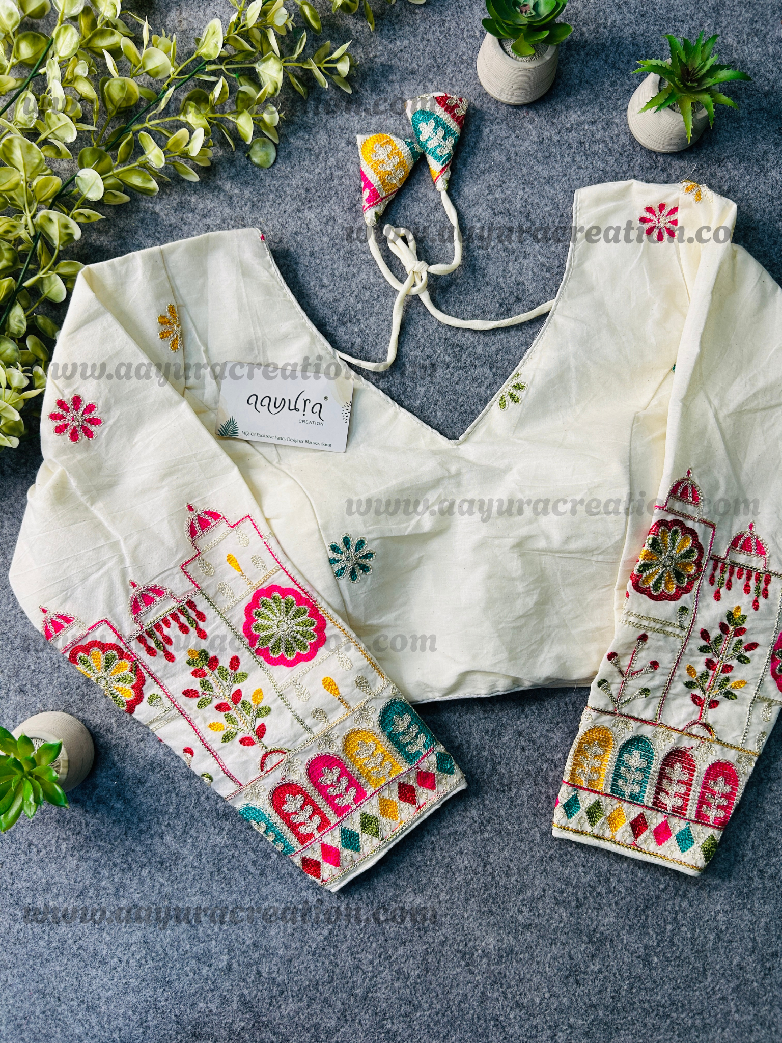 Embroidery Cotton Blouse