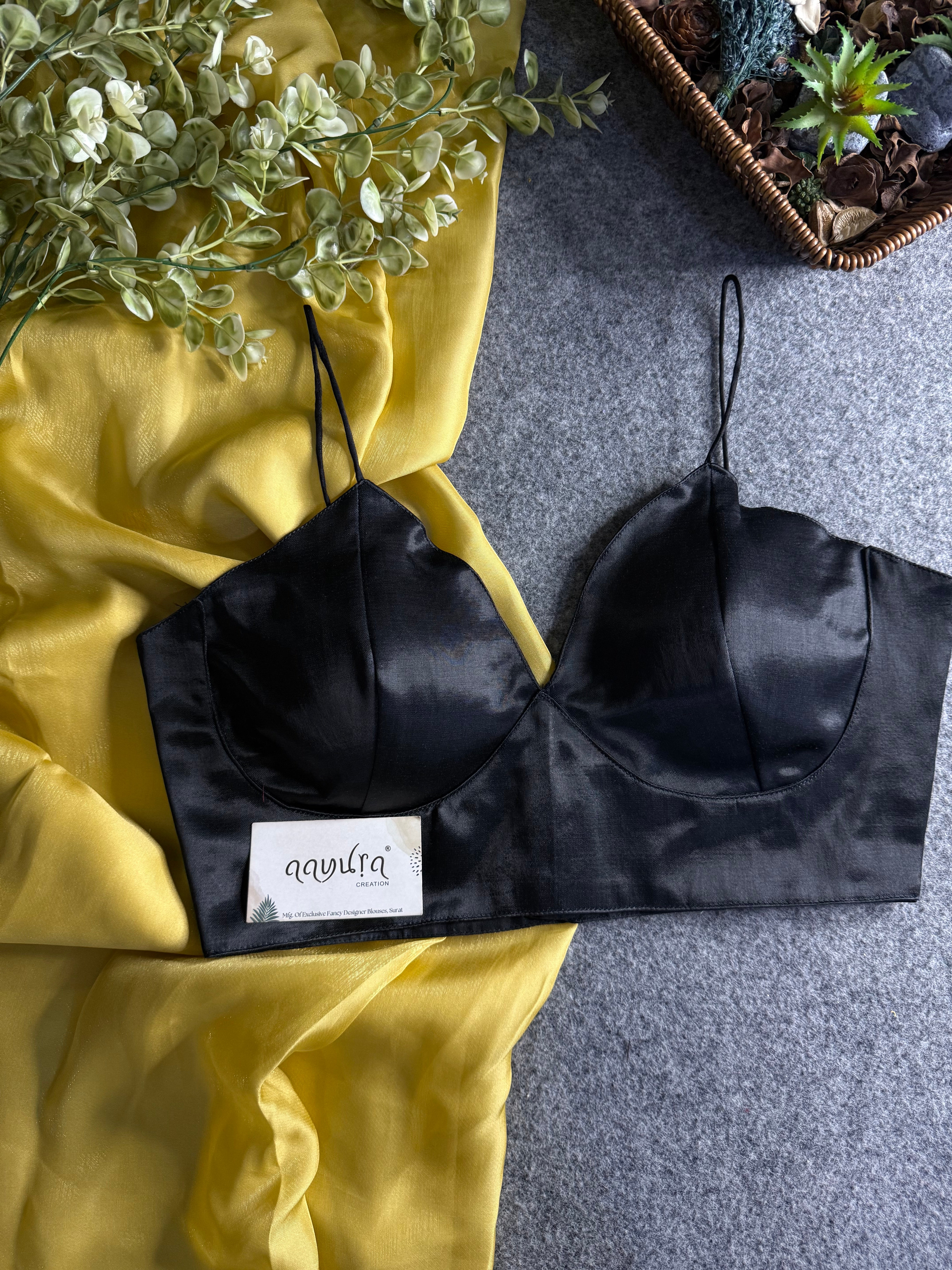 Midnight Bloom Satin