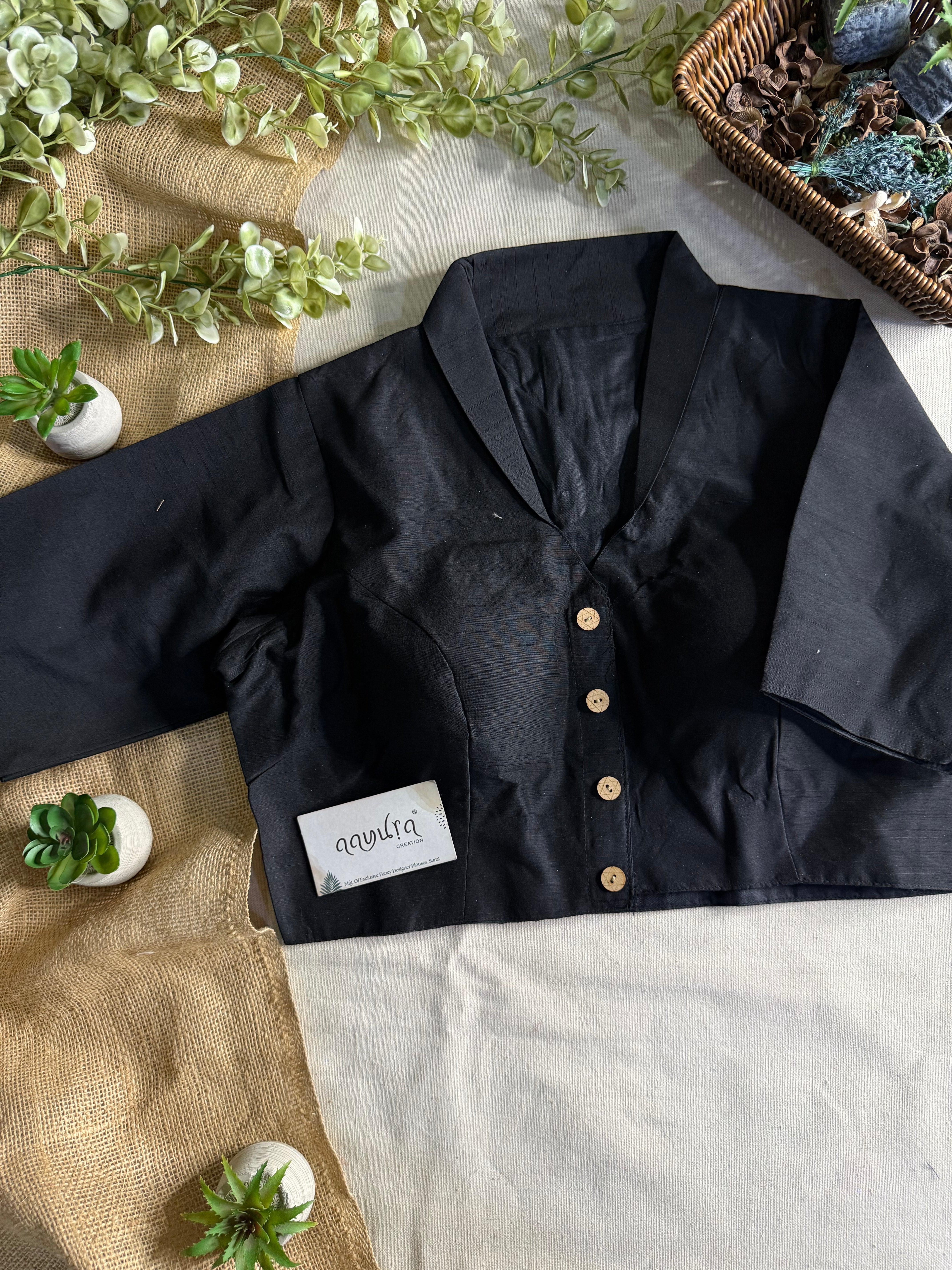 Banglori Cotton Coller Neck Blouse