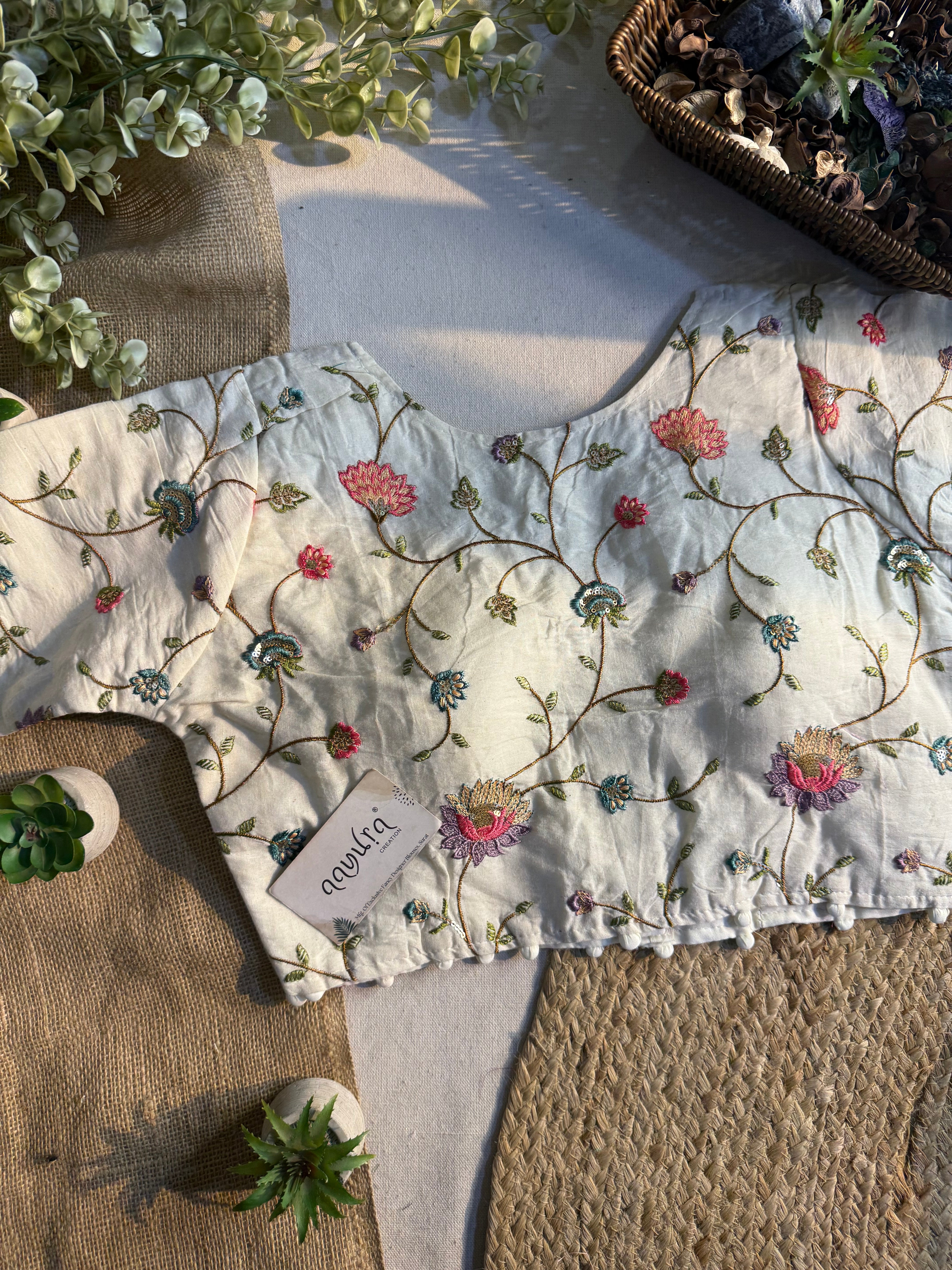 Cotton Coller Blouse