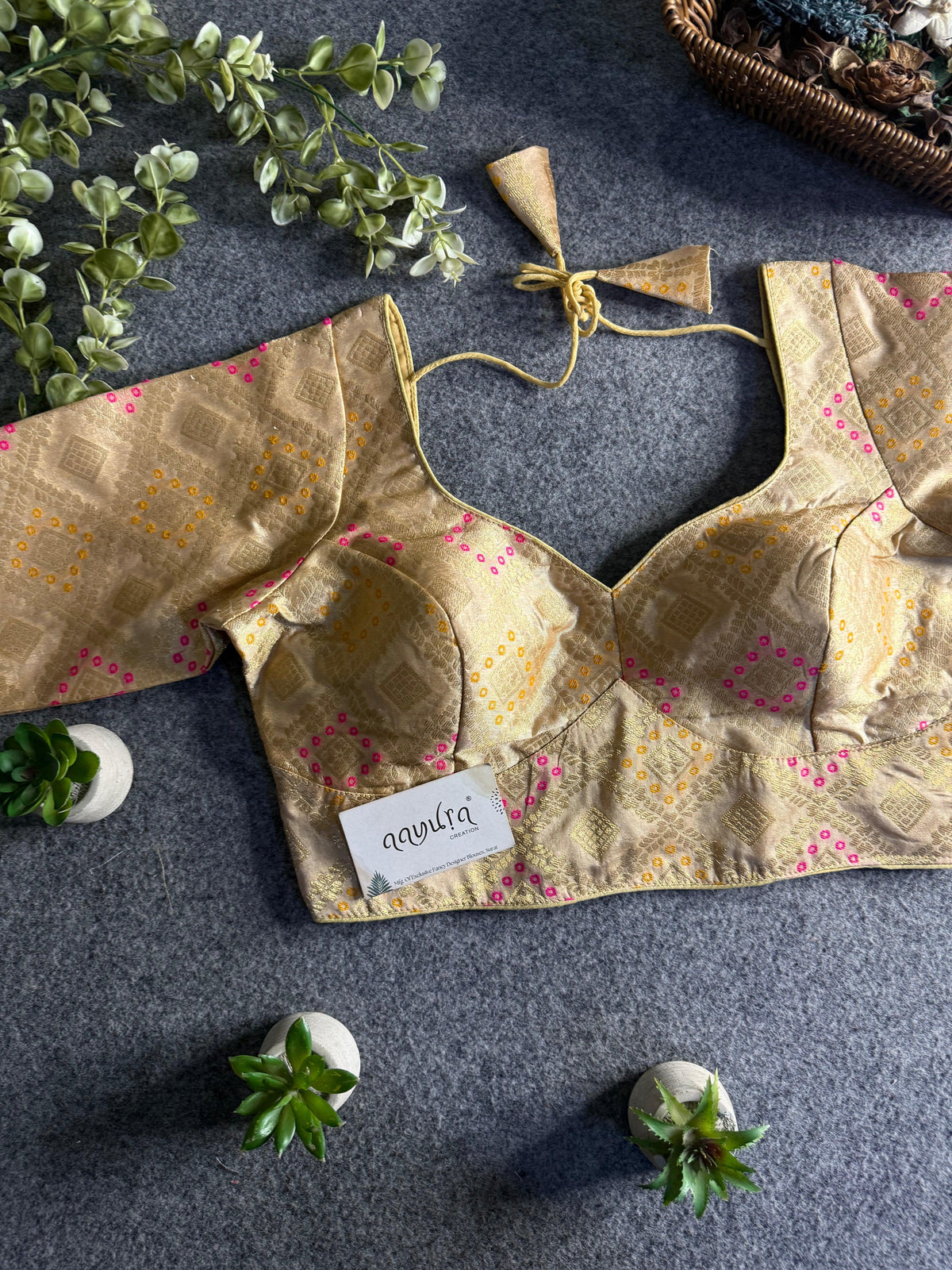 Sunehri Aura Blouse