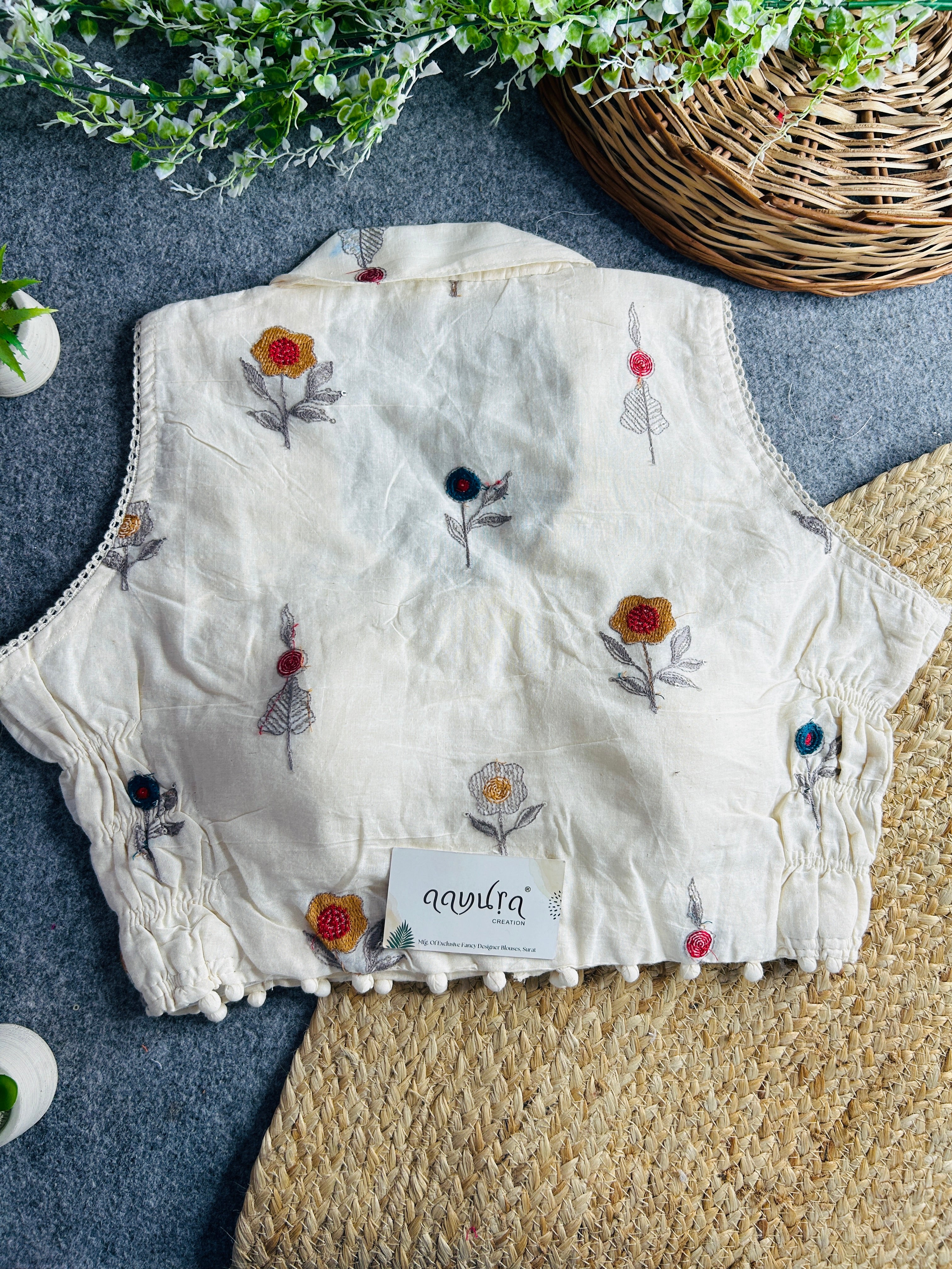 Khadi Stretchable Blouse
