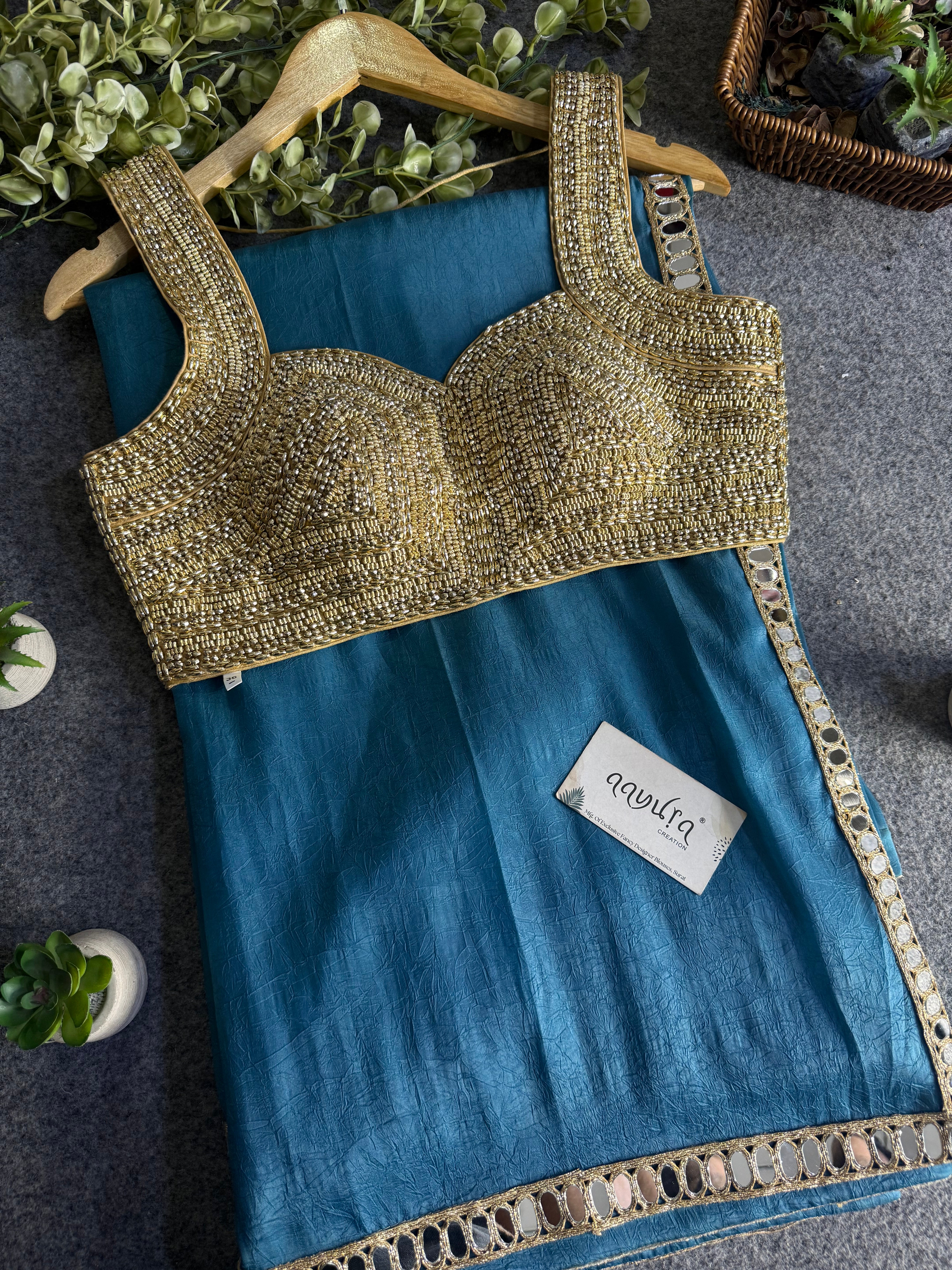 Royal Handwork Silk Ensemble