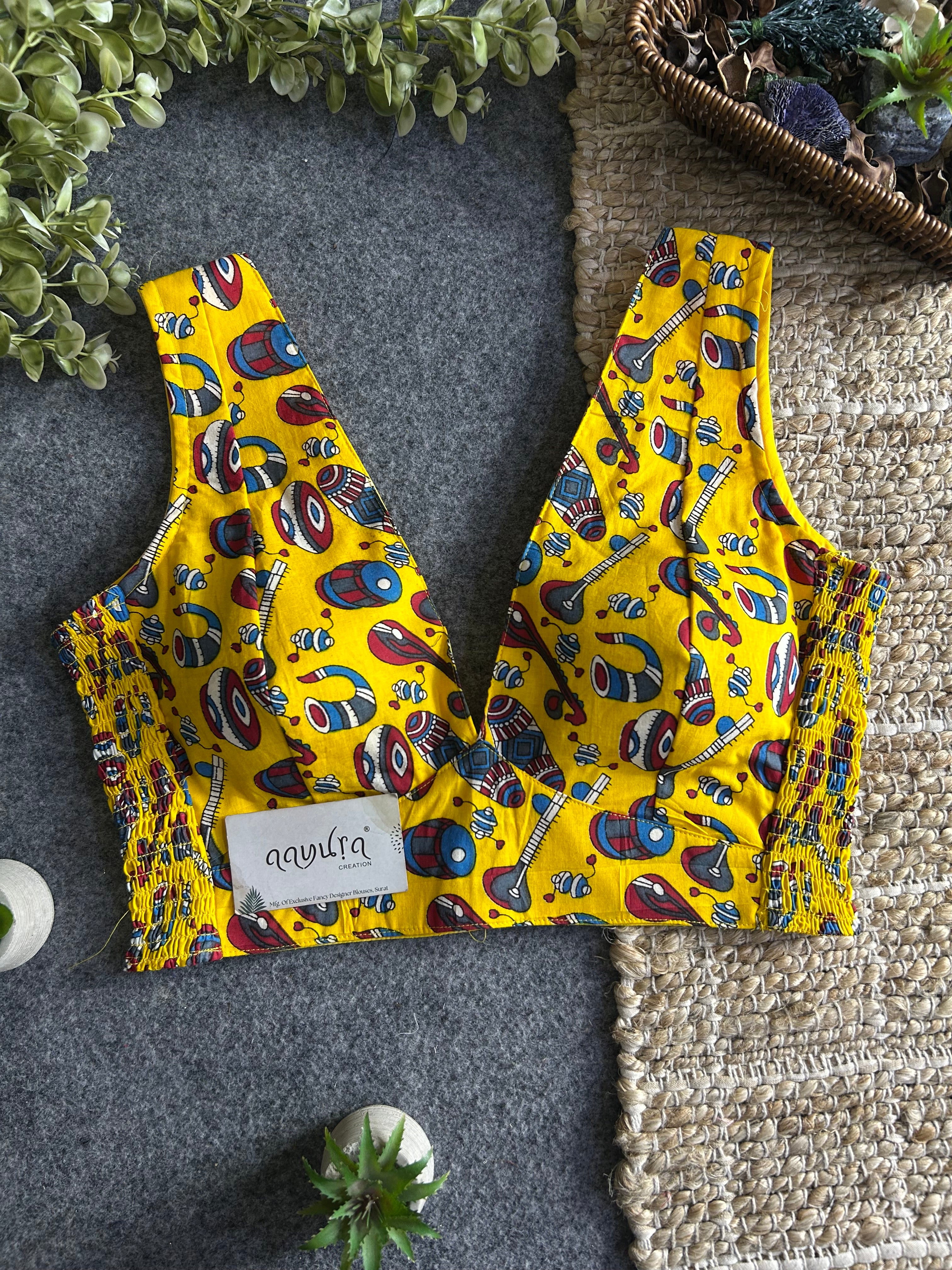 Comfort Fit V Neck Blouse