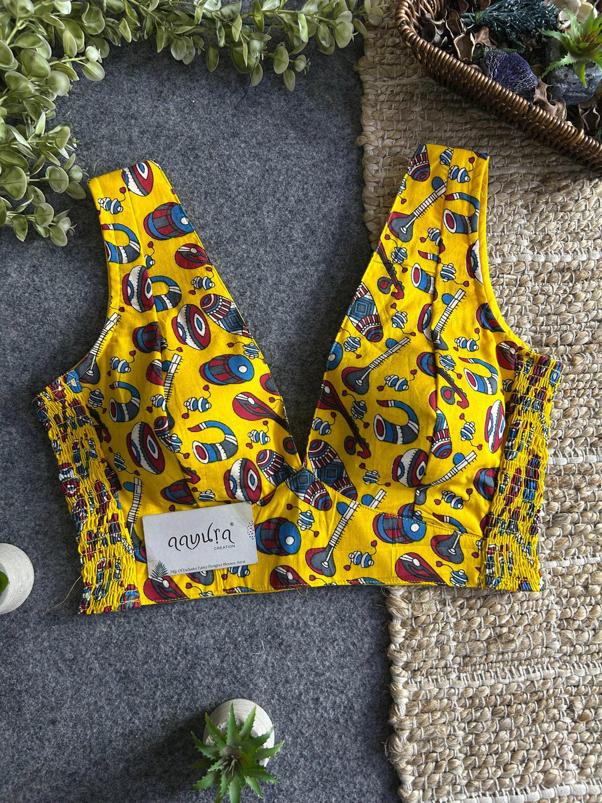 Comfort Fit V Neck Blouse