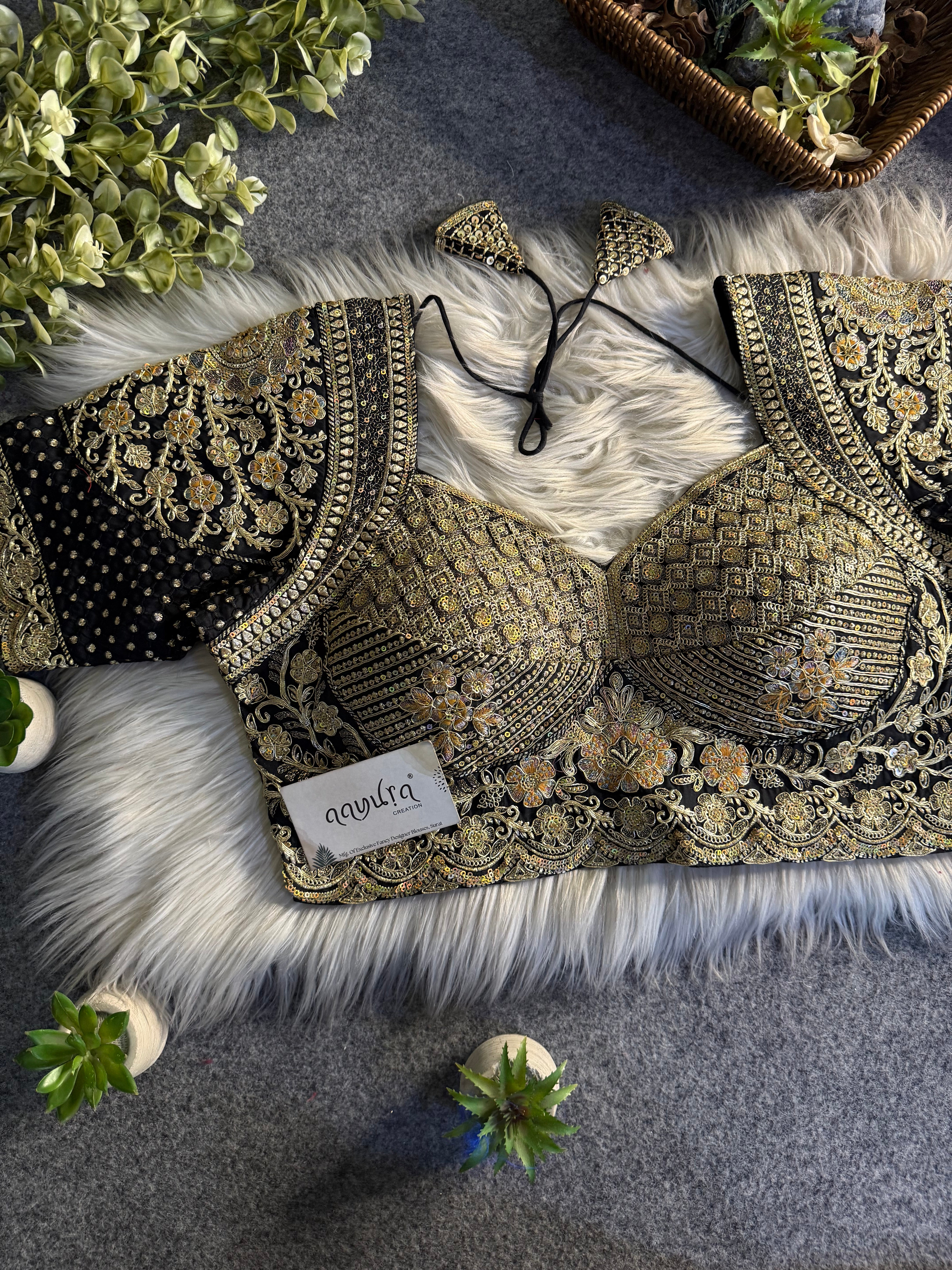 Rivya Glam Silk Blouse