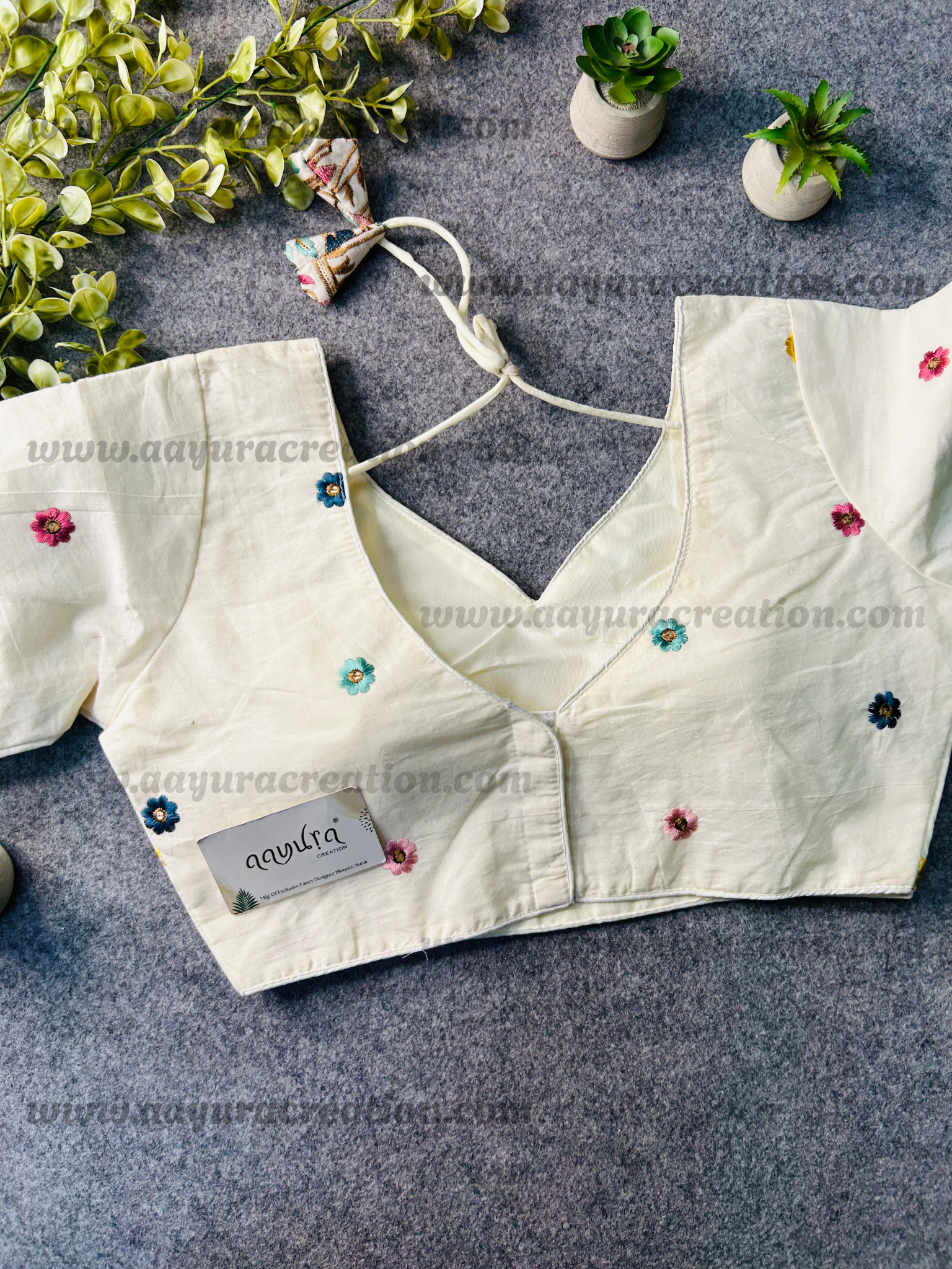 Embroidery Cotton Blouse