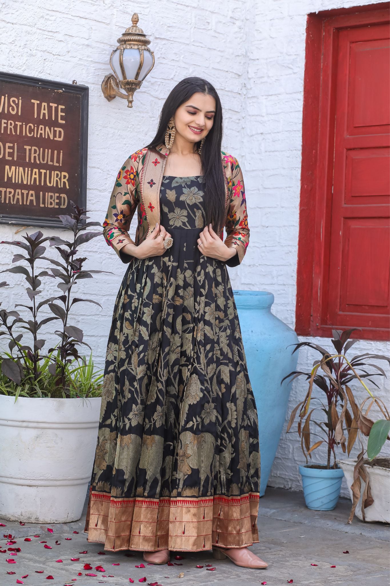 Milan Paithani Gown