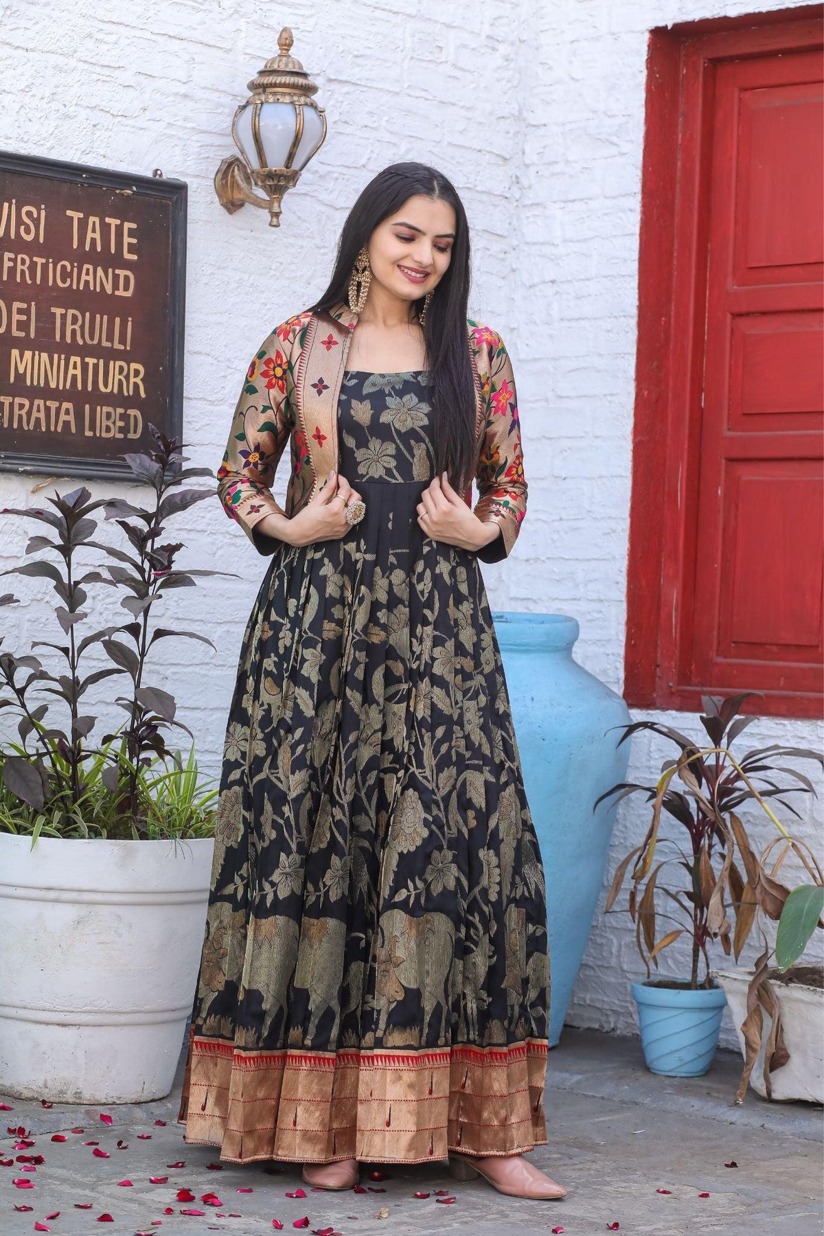 Milan Paithani Gown