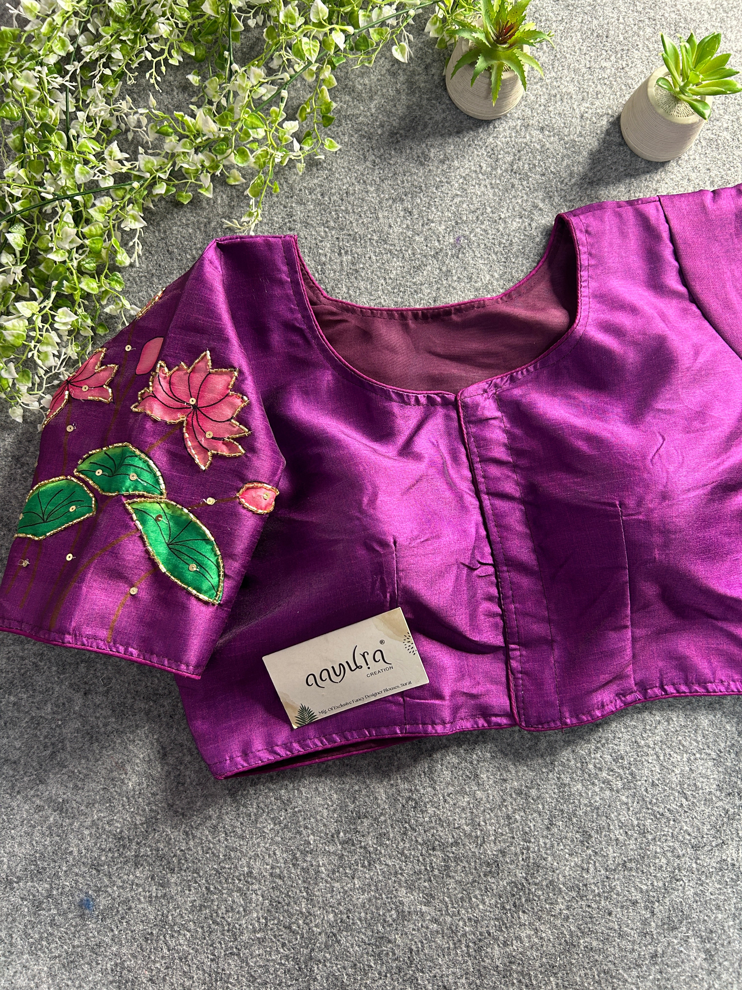 Peacock Print Handwork